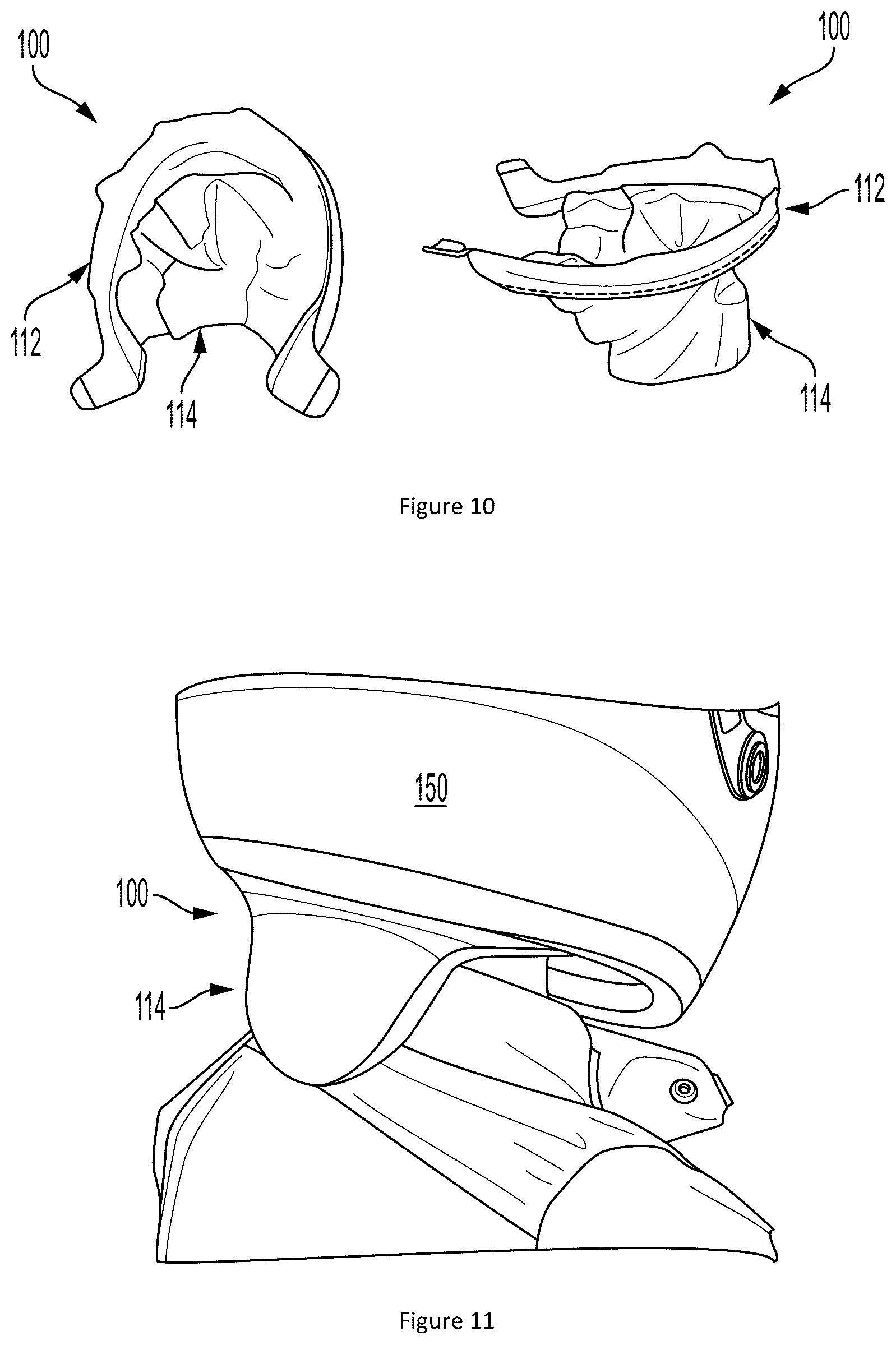 Patent US12137763 Figure 6 – Hair retainer for a helmet