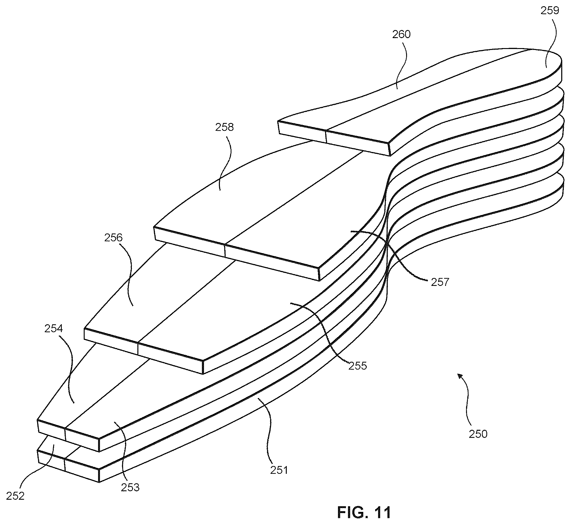 Patent US12137767 Figure 11 – Layered foam sole for an article of footwear
