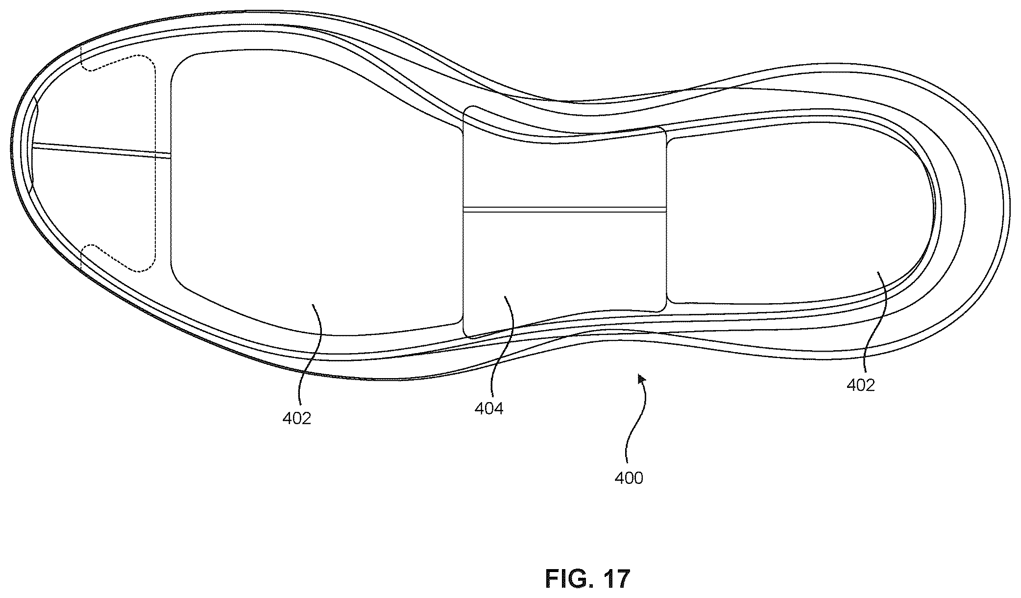 Patent US12137767 Figure 17 – Layered foam sole for an article of footwear