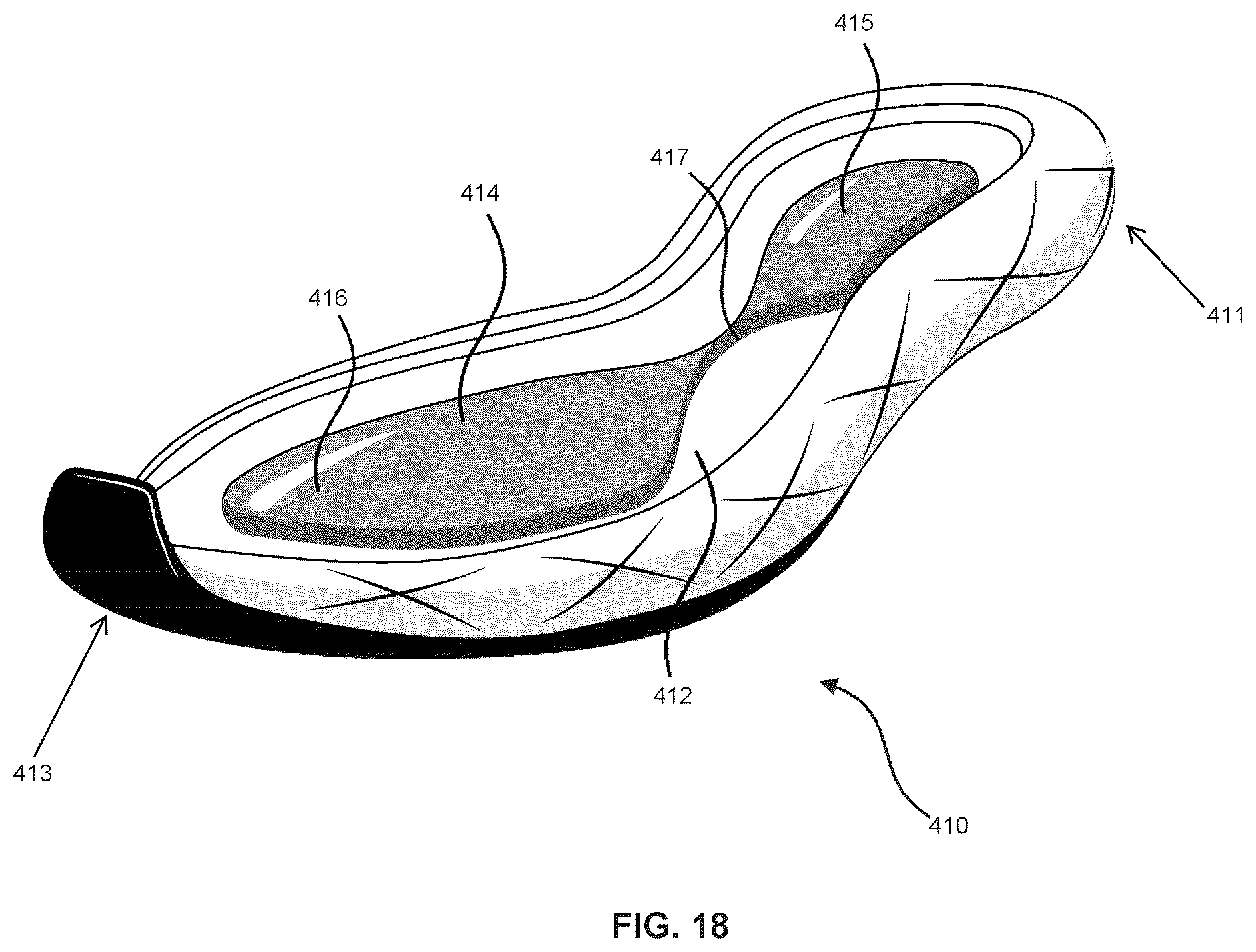 Patent US12137767 Figure 18 – Layered foam sole for an article of footwear