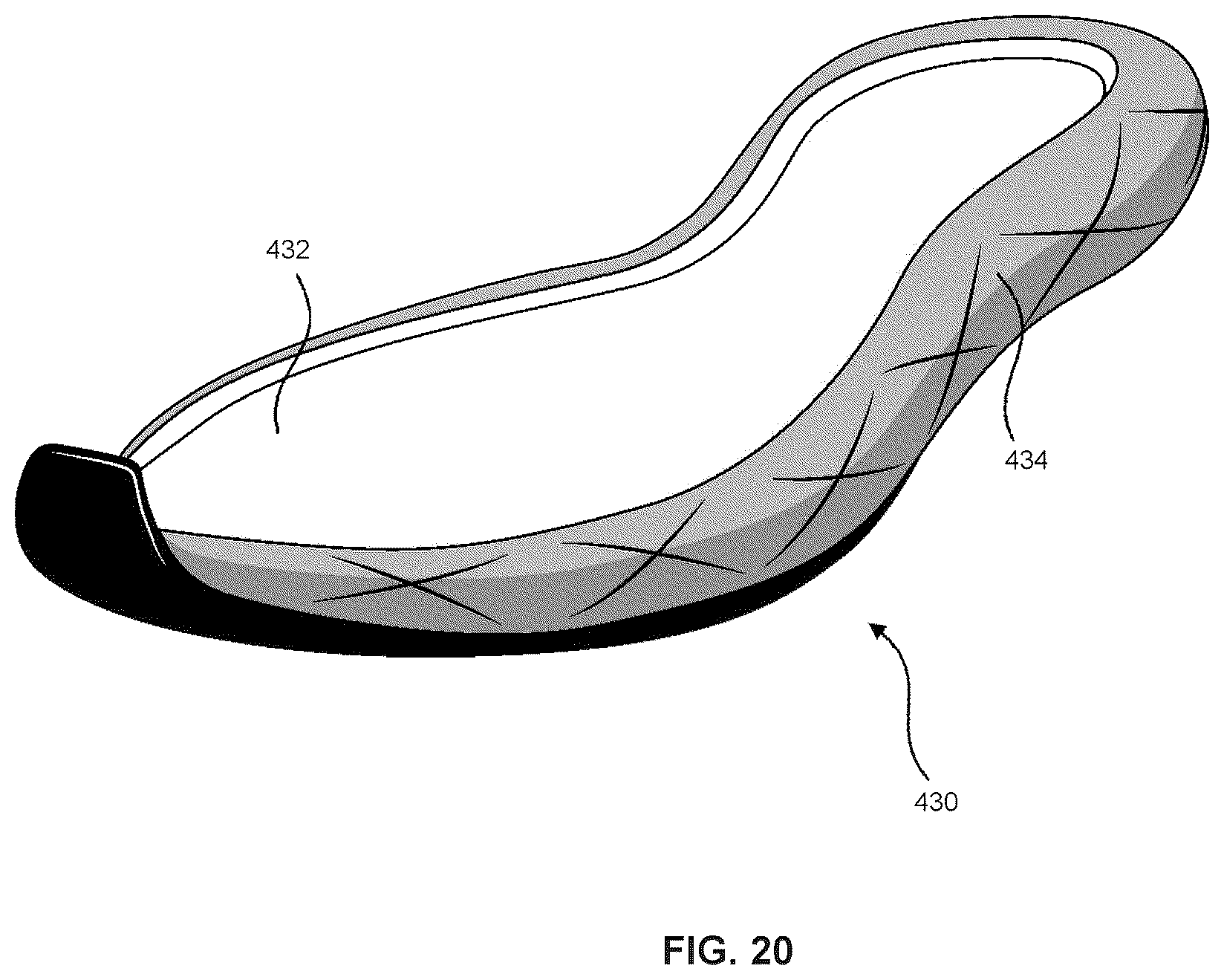 Patent US12137767 Figure 20 – Layered foam sole for an article of footwear