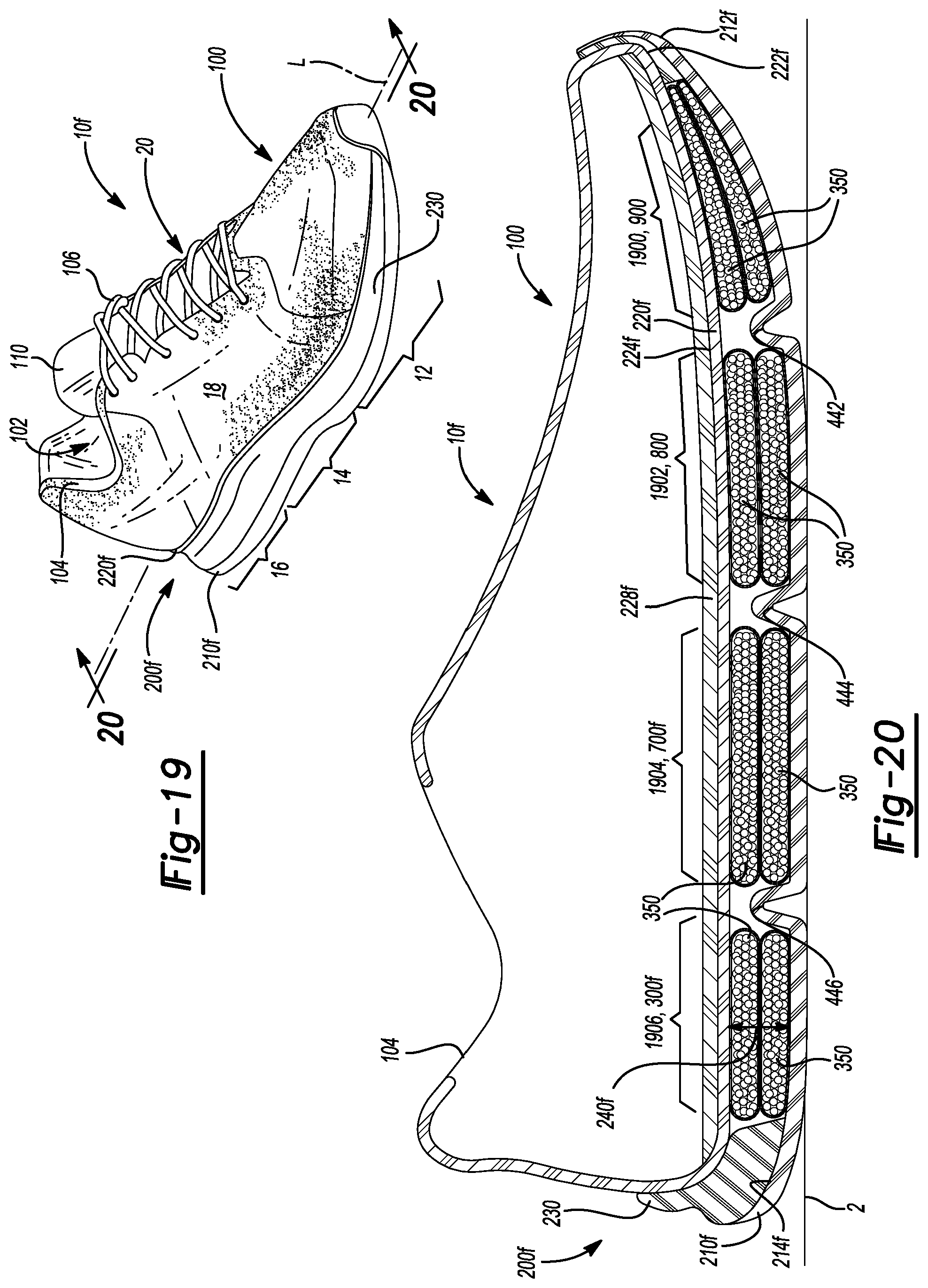 Patent US12137768 Figure 11 – Particulate foam stacked casings