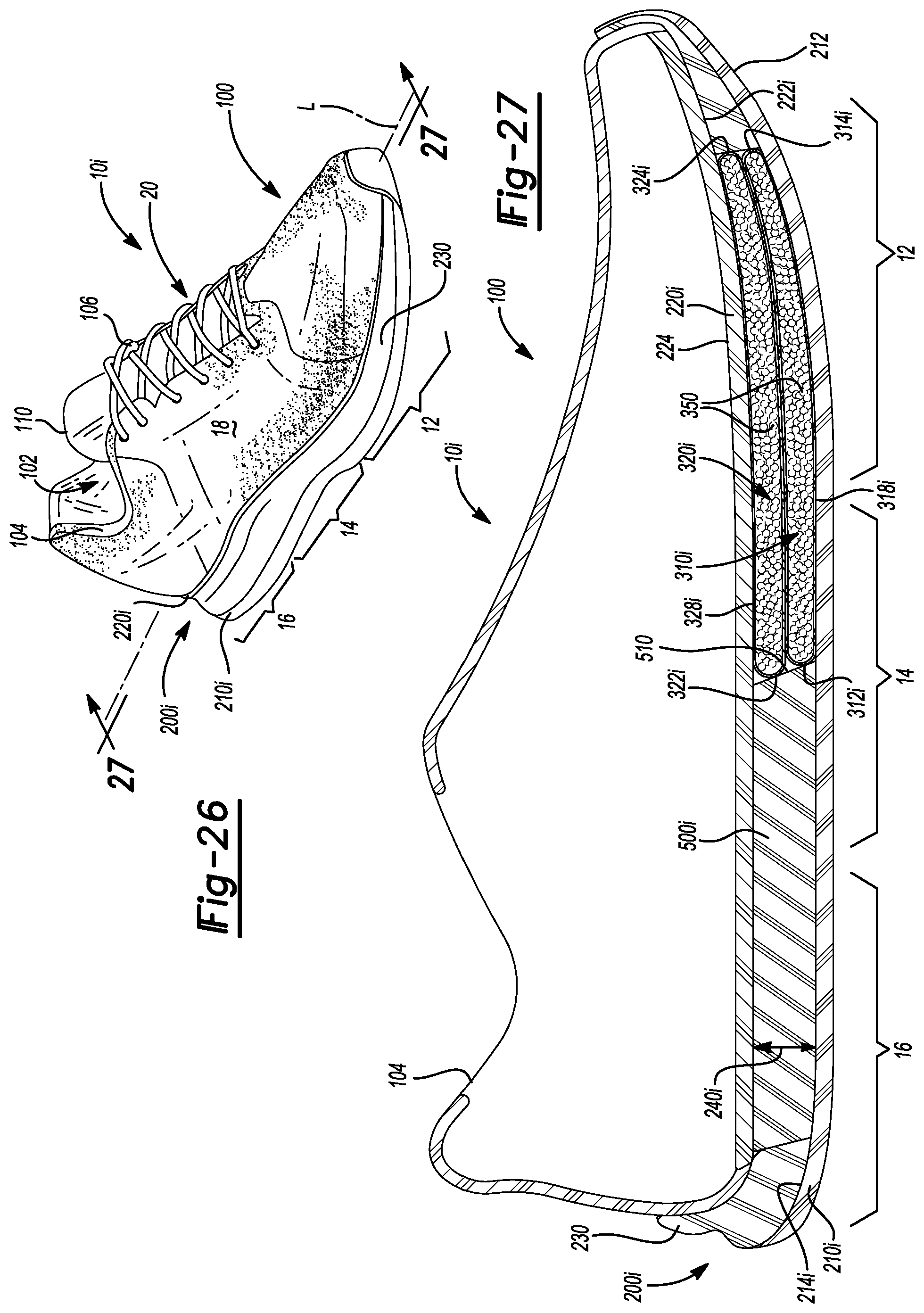 Patent US12137768 Figure 15 – Particulate foam stacked casings