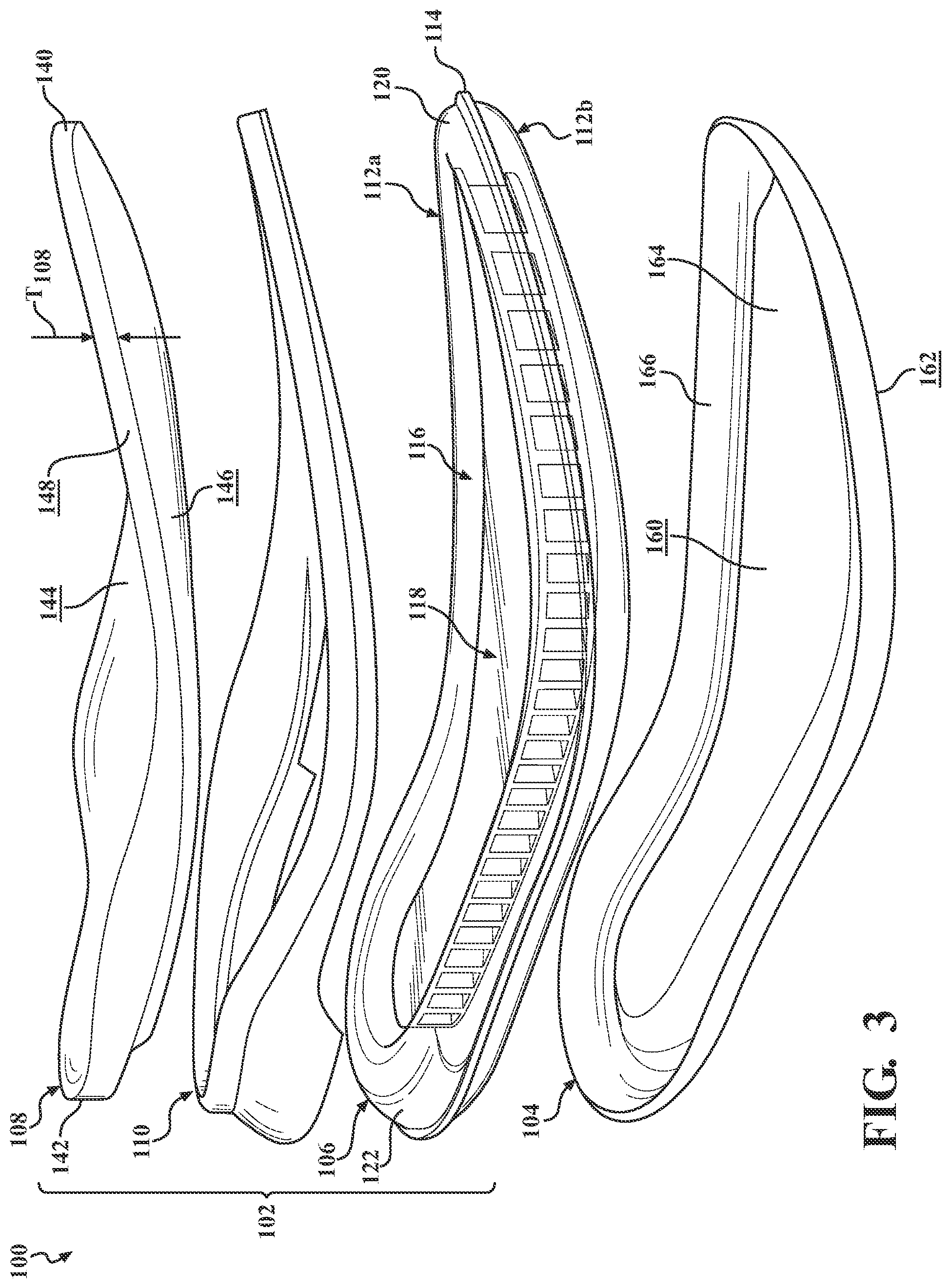Patent US12137769 Figure 3 – Sole structure for article of footwear