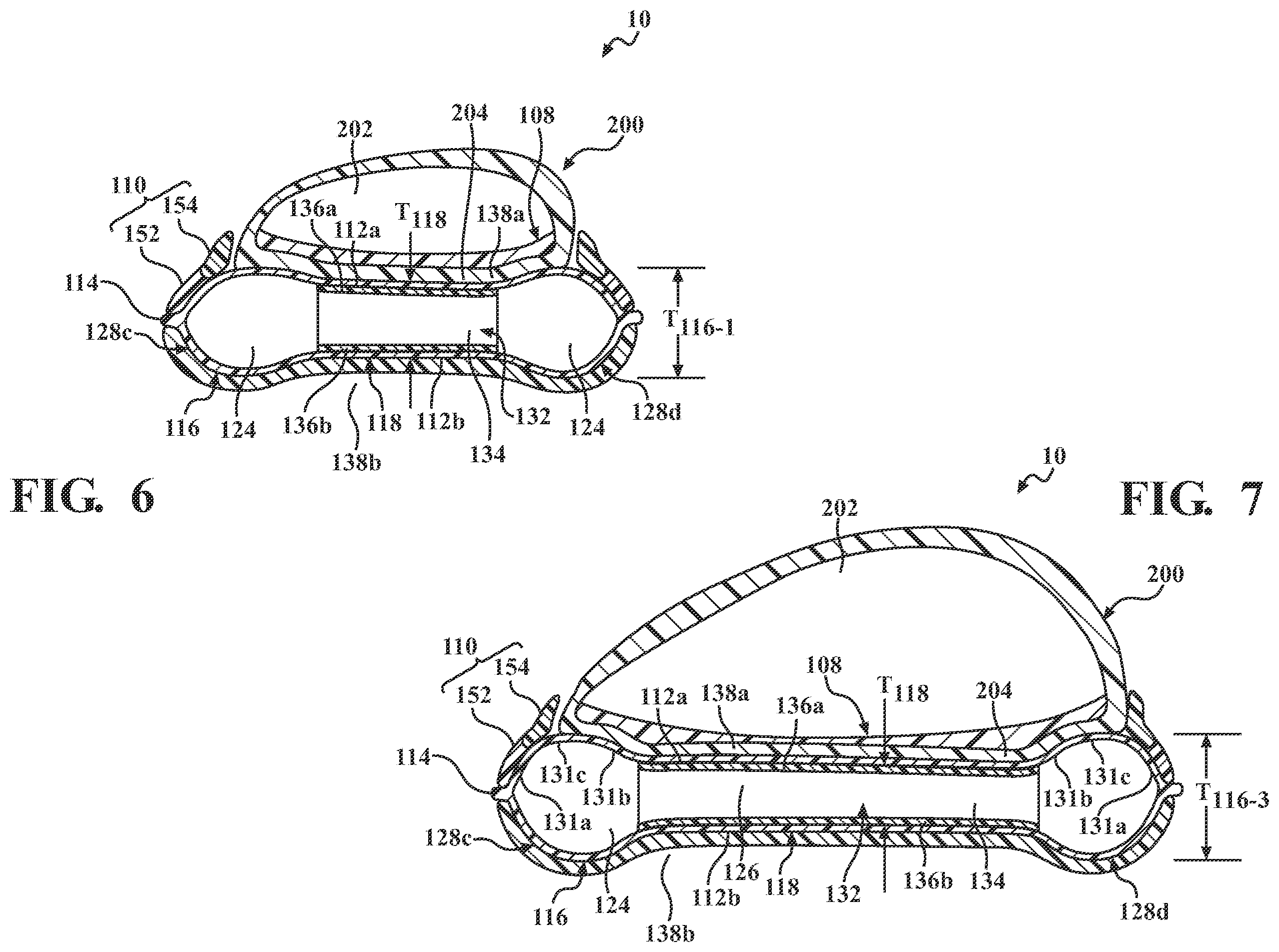 Patent US12137769 Figure 6 – Sole structure for article of footwear