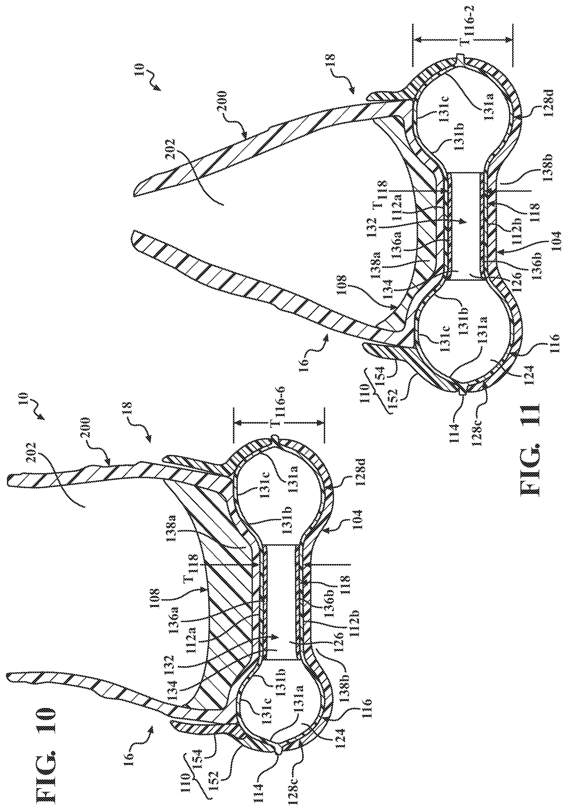 Patent US12137769 Figure 8 – Sole structure for article of footwear