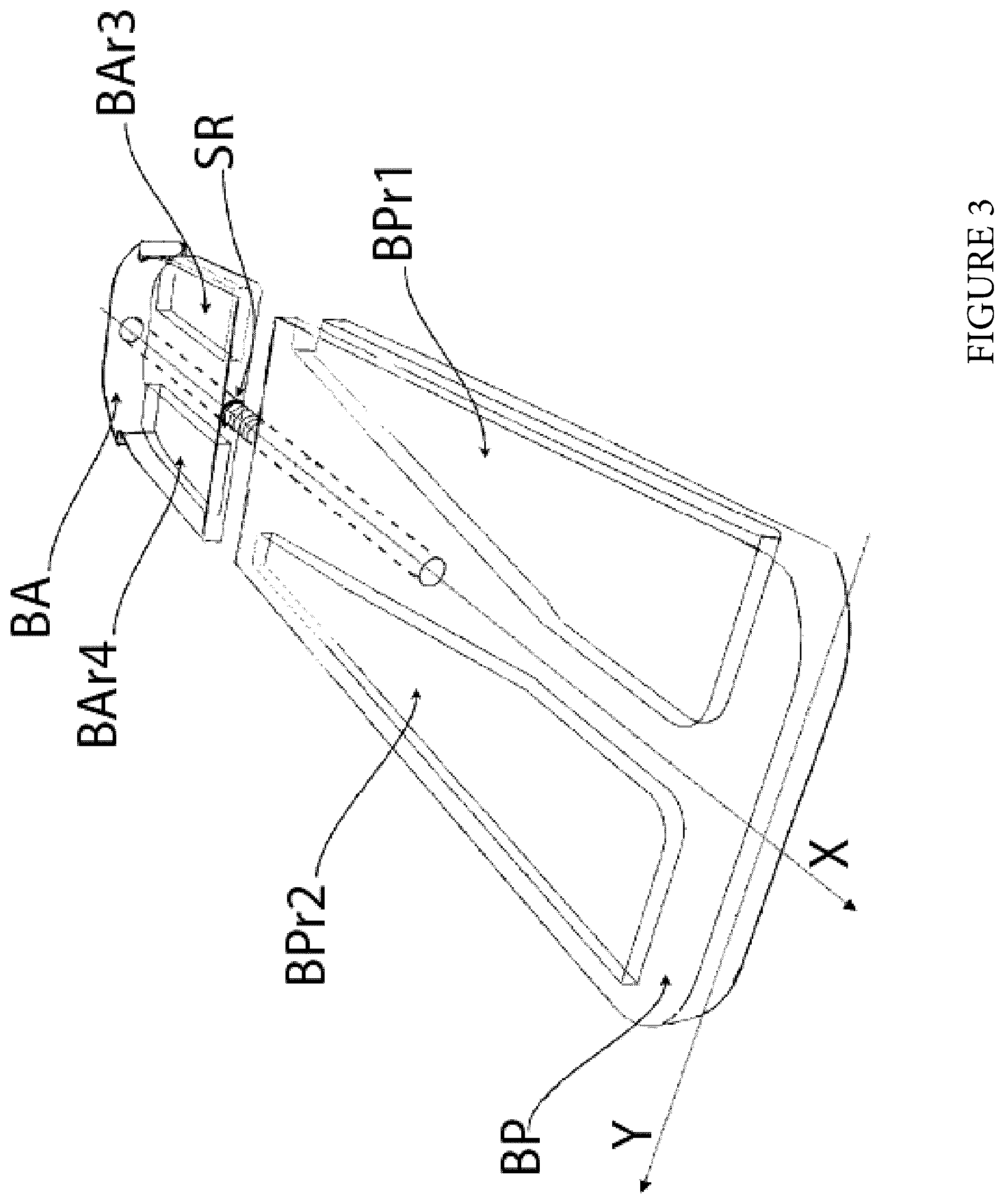 Patent US12137770 Figure 3 – Width-and length-adjustable boot