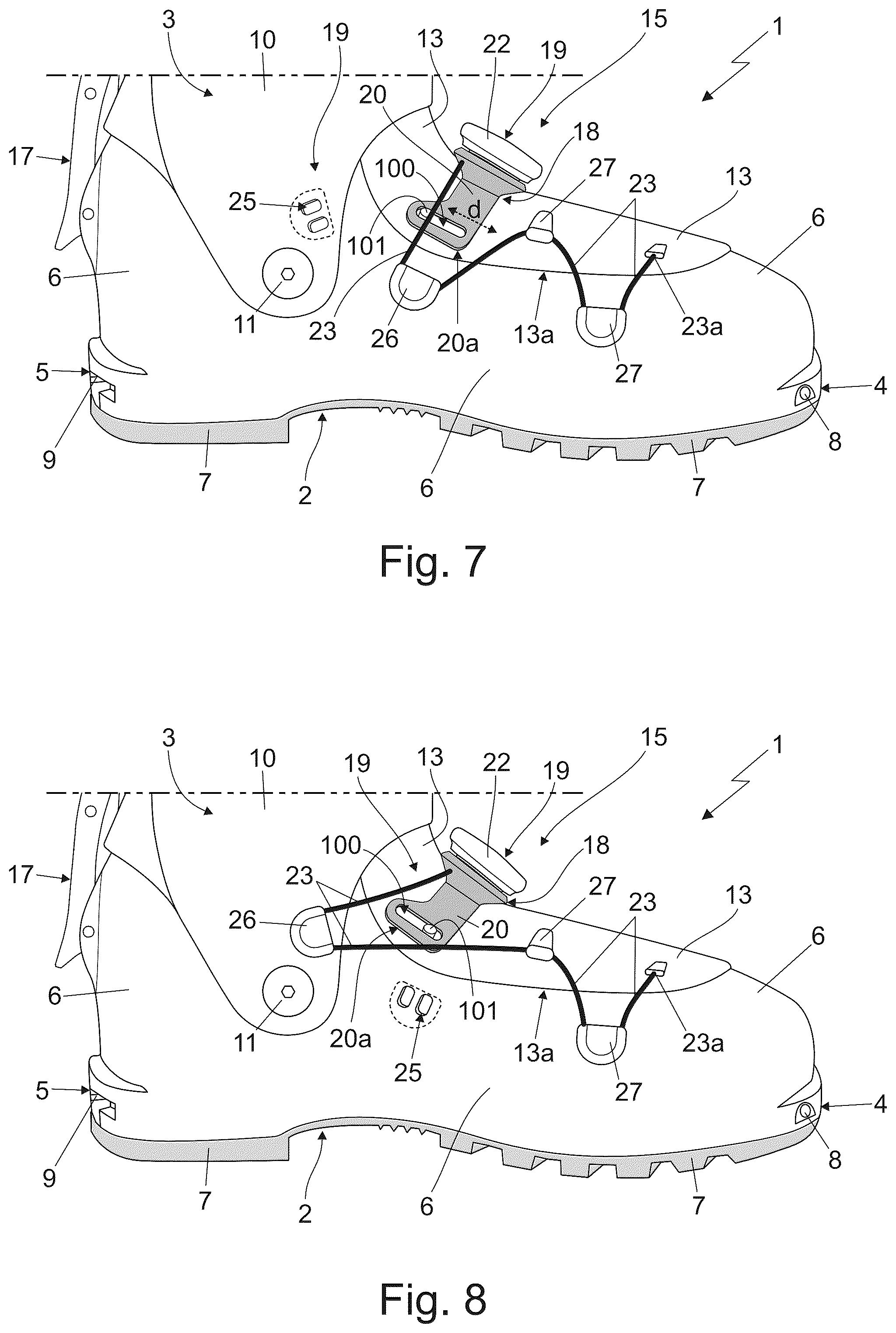 Patent US12137772 Figure 5 – Ski boot