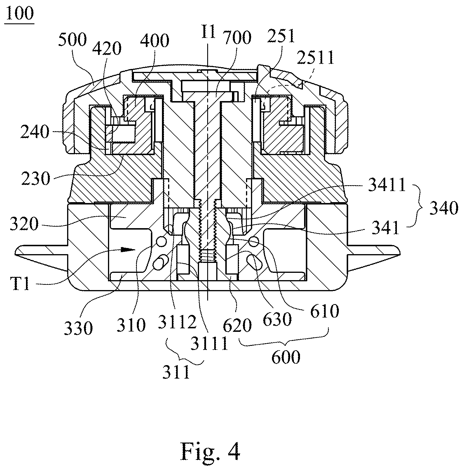 Patent US12137773 Figure 4 – Fastening device