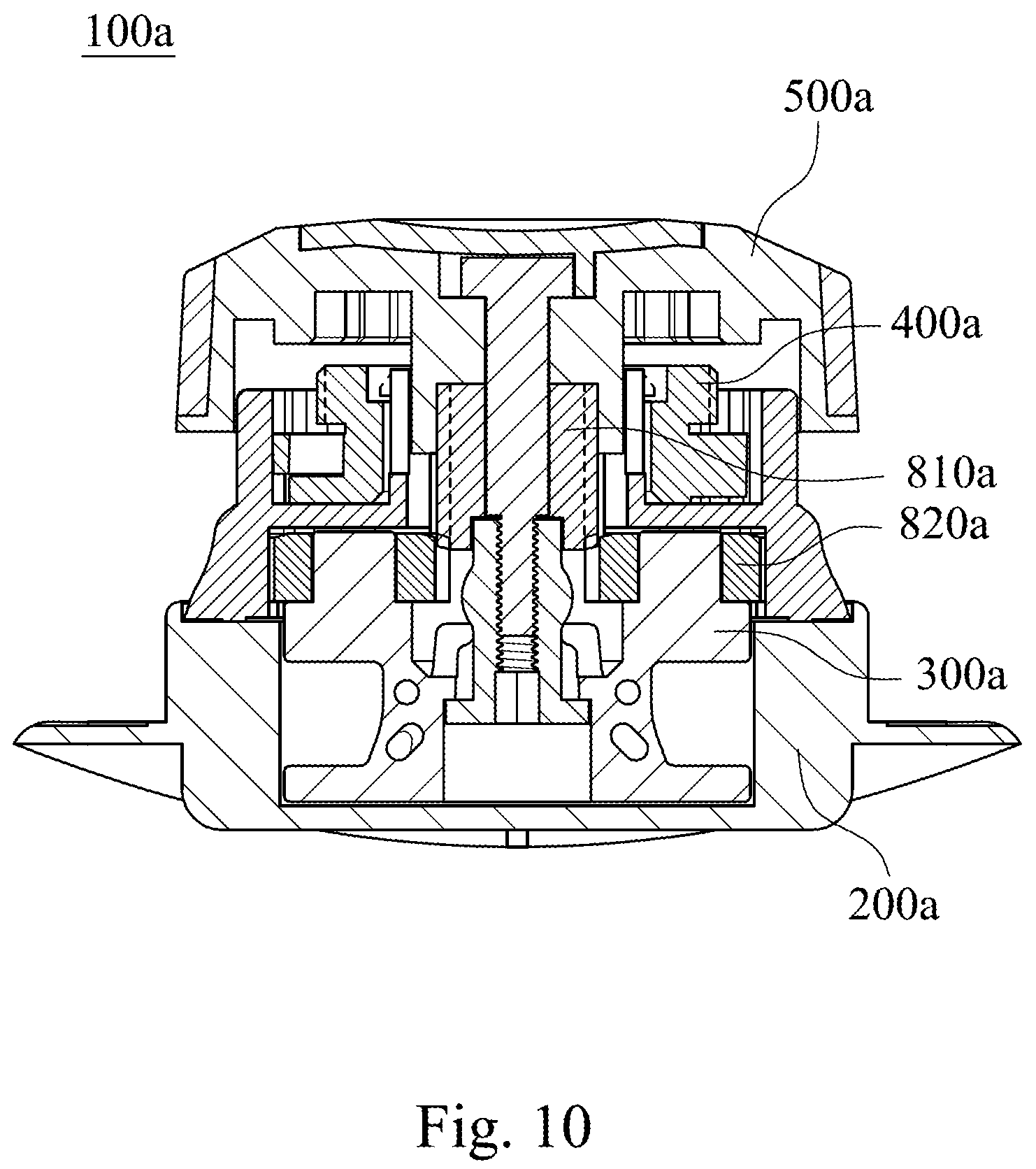 Patent US12137773 Figure 10 – Fastening device