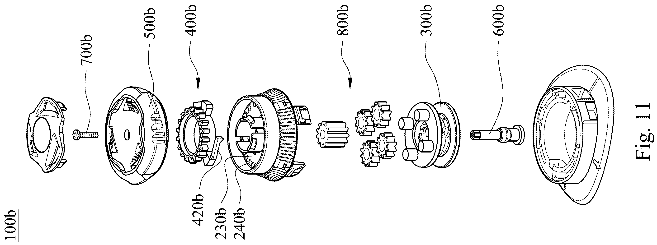 Patent US12137773 Figure 11 – Fastening device