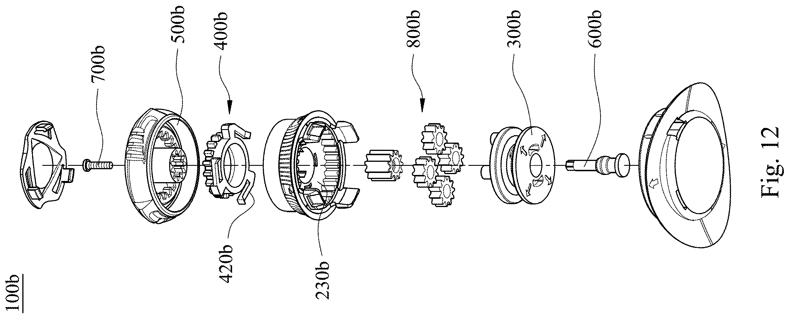 Patent US12137773 Figure 12 – Fastening device