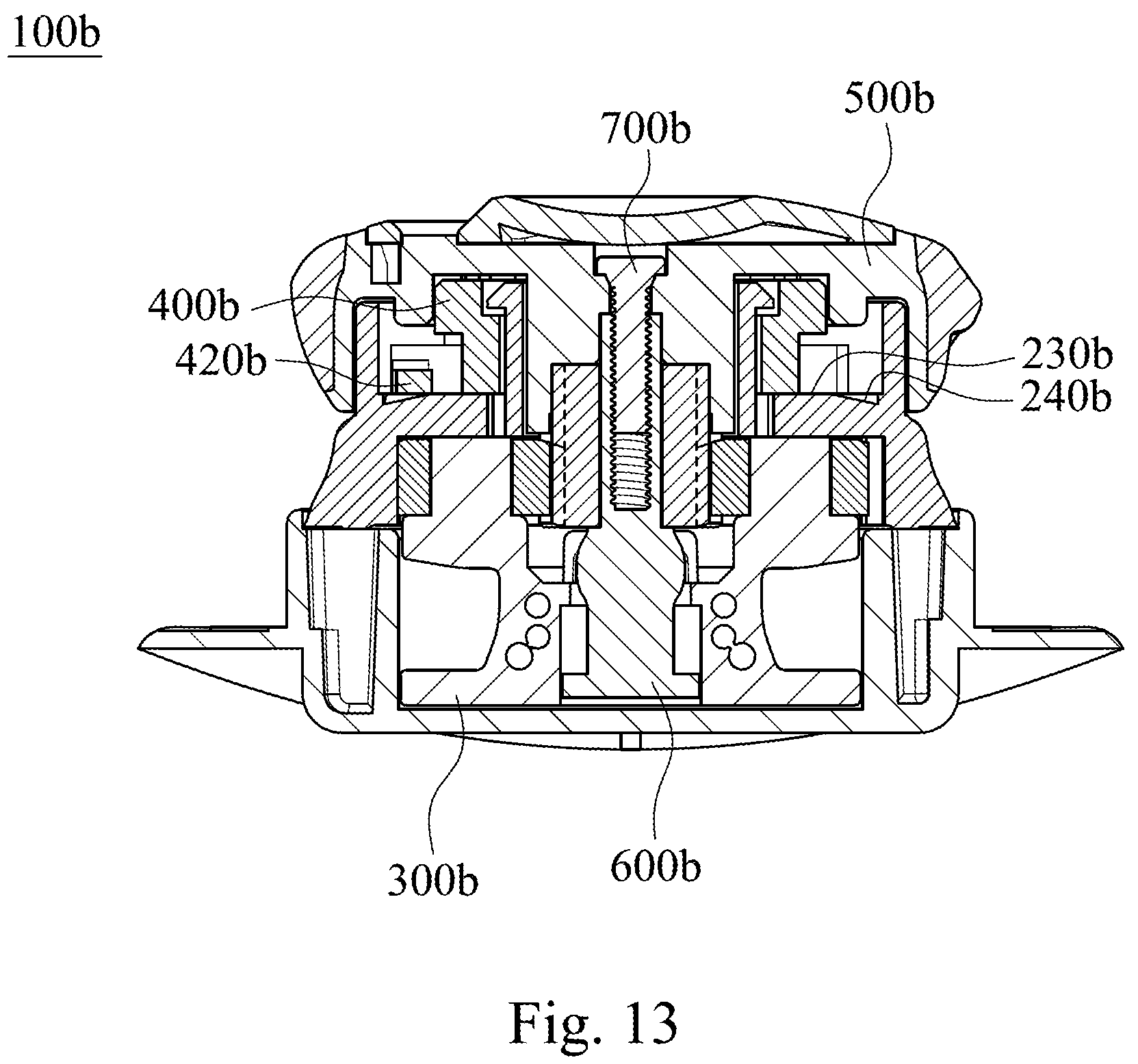 Patent US12137773 Figure 13 – Fastening device