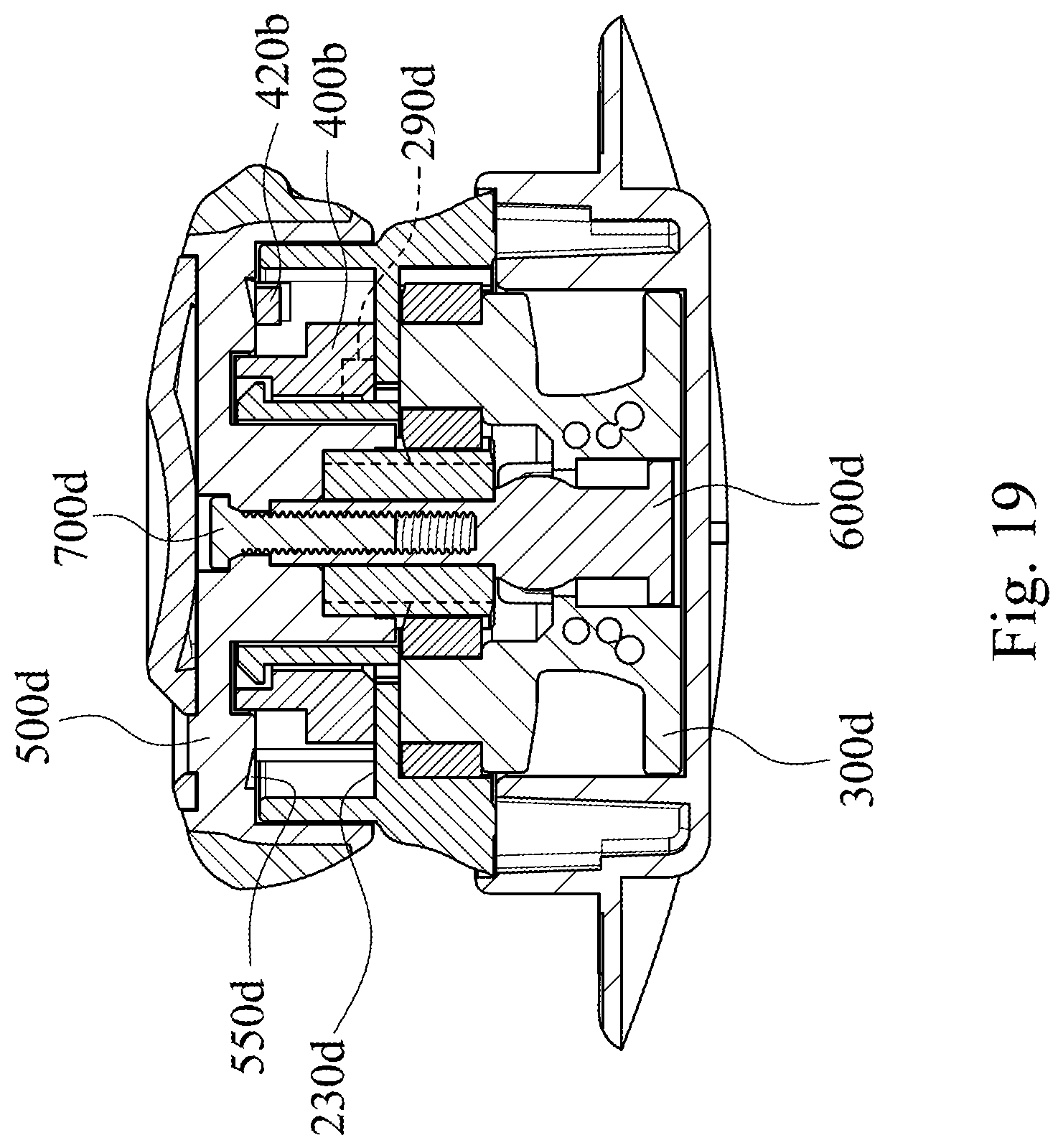 Patent US12137773 Figure 19 – Fastening device
