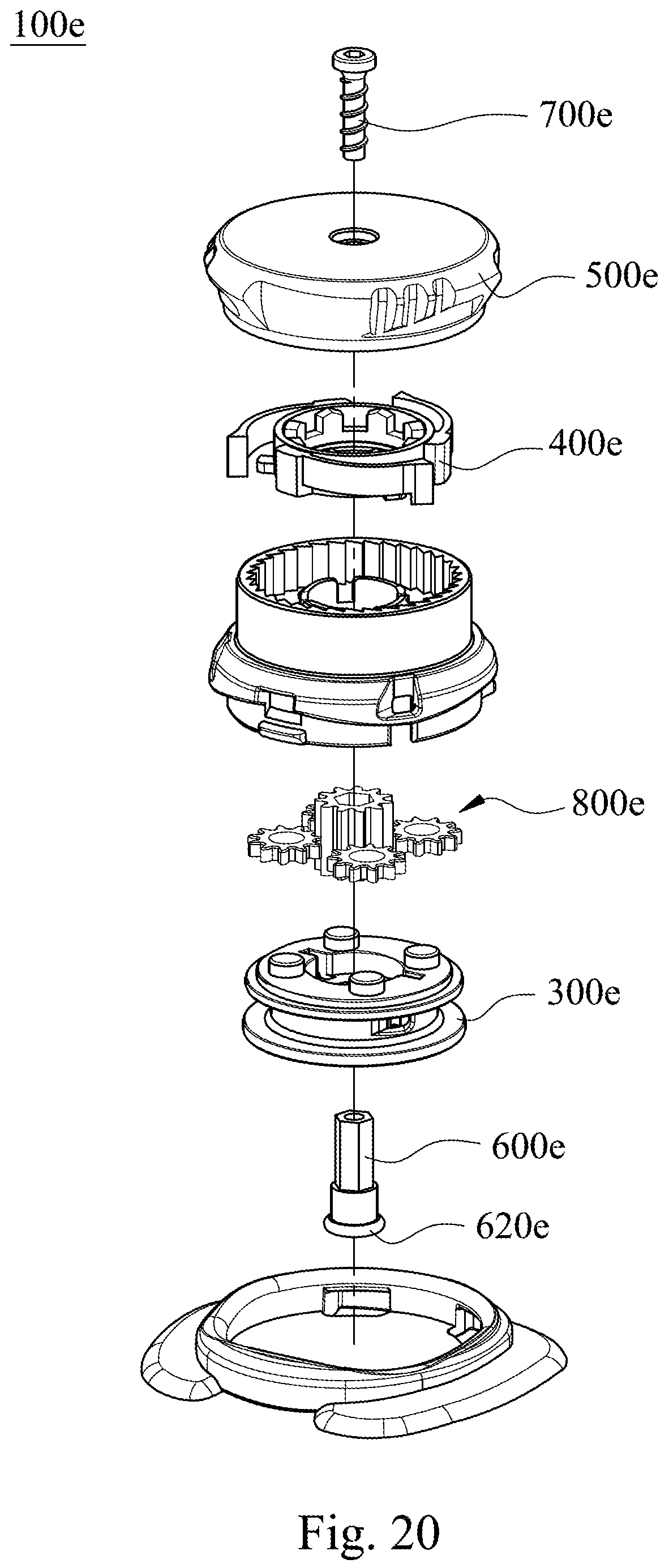 Patent US12137773 Figure 20 – Fastening device