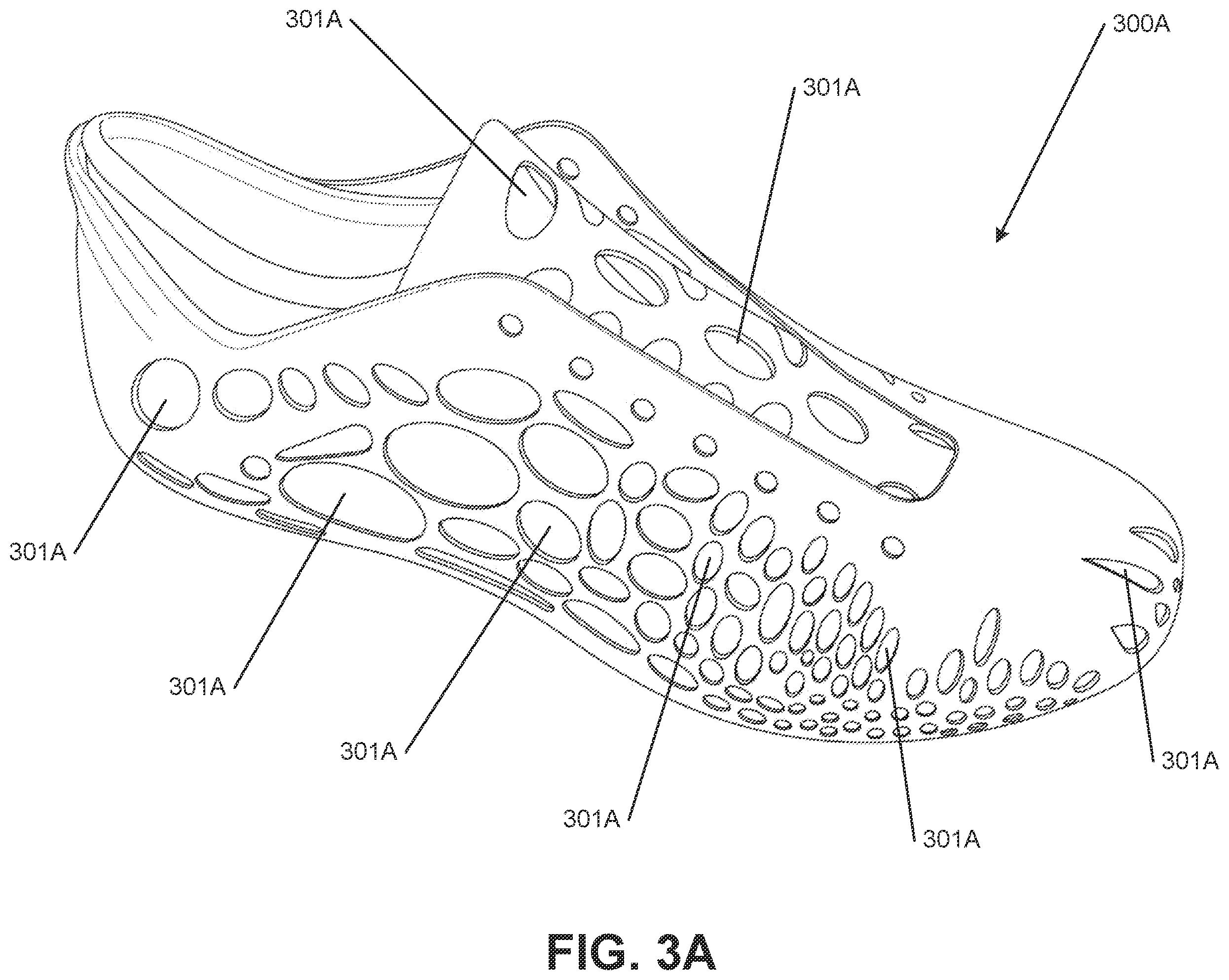 Patent US12137775 Figure 10 – Sole structures and articles of footwear having separate outsole and midsole components