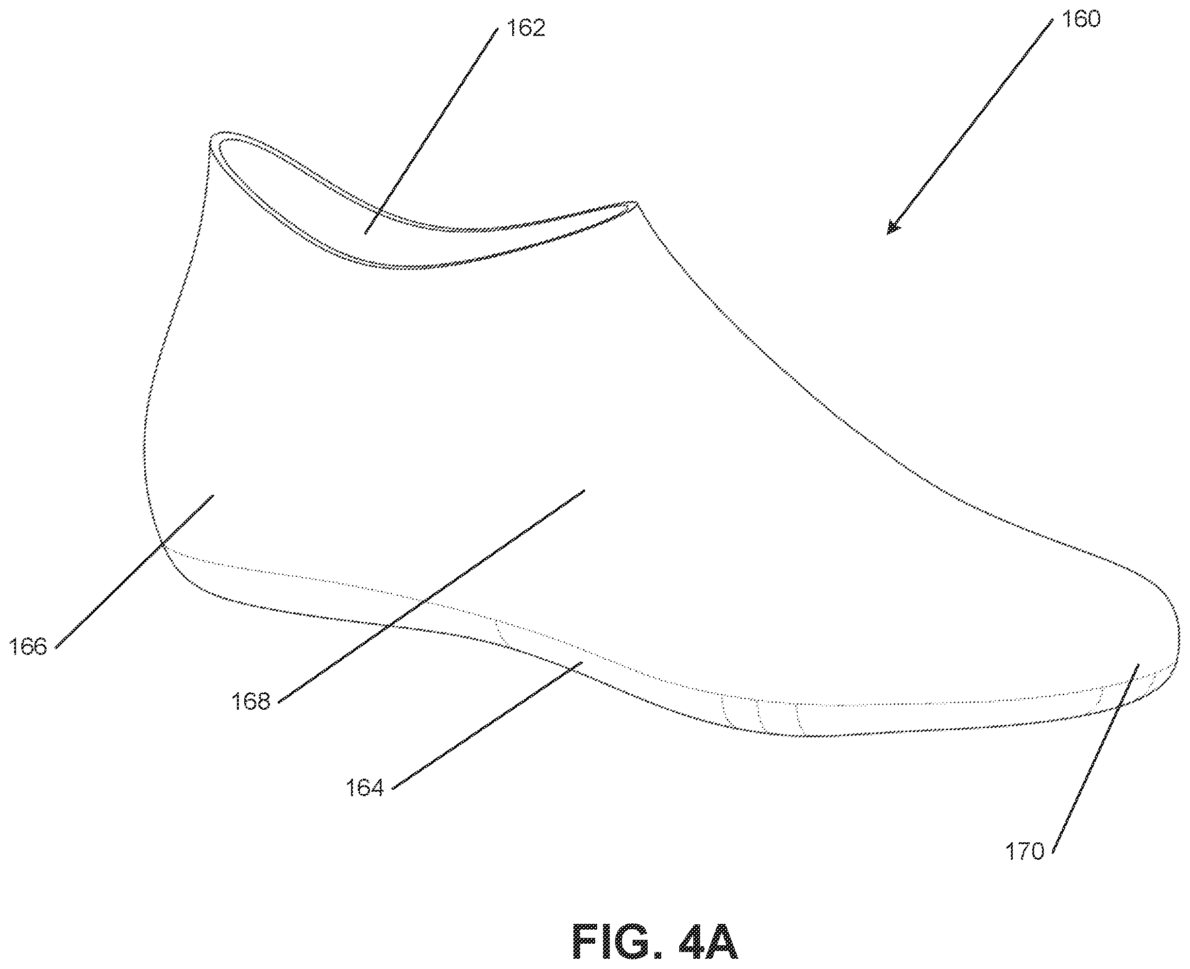 Patent US12137775 Figure 13 – Sole structures and articles of footwear having separate outsole and midsole components