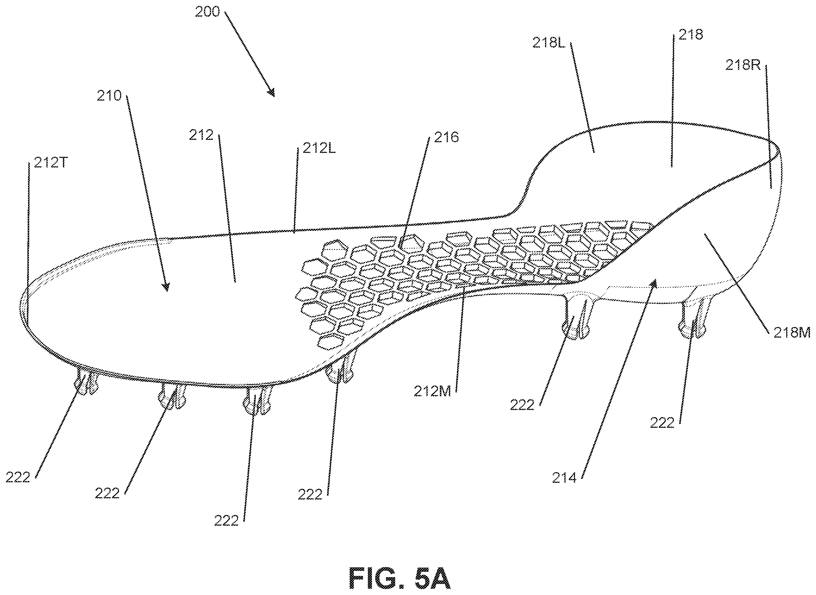 Patent US12137775 Figure 15 – Sole structures and articles of footwear having separate outsole and midsole components