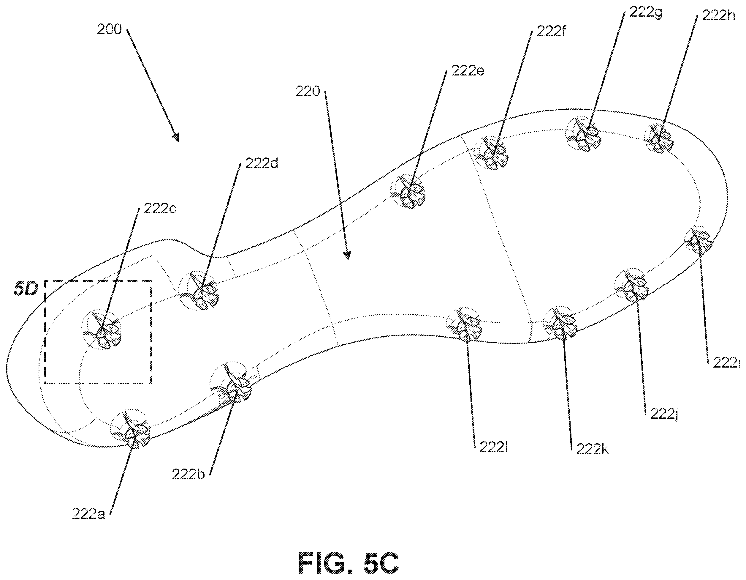 Patent US12137775 Figure 17 – Sole structures and articles of footwear having separate outsole and midsole components