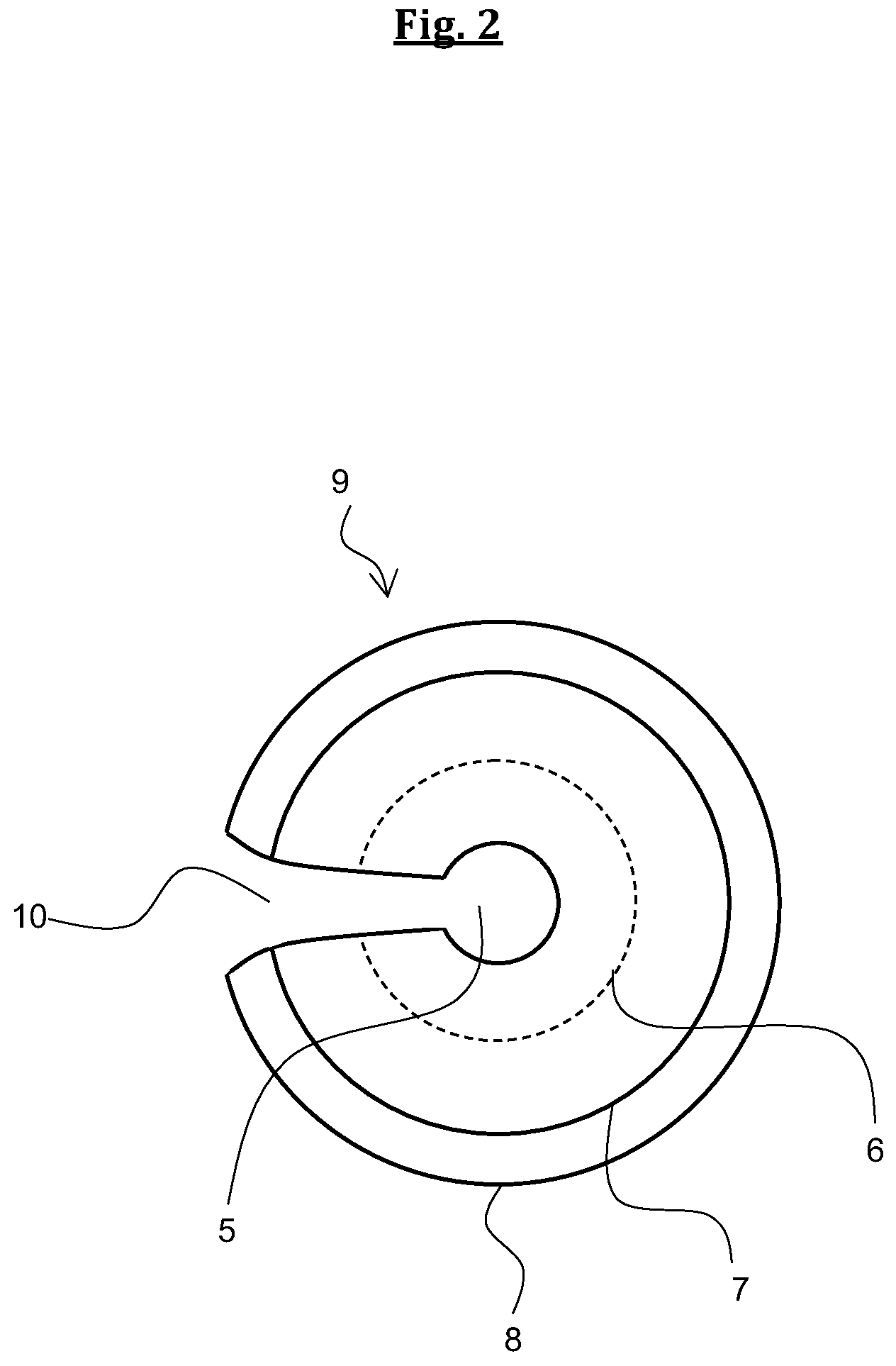 Patent US12137776 Figure 2 – Shoe equipped with a shoelace