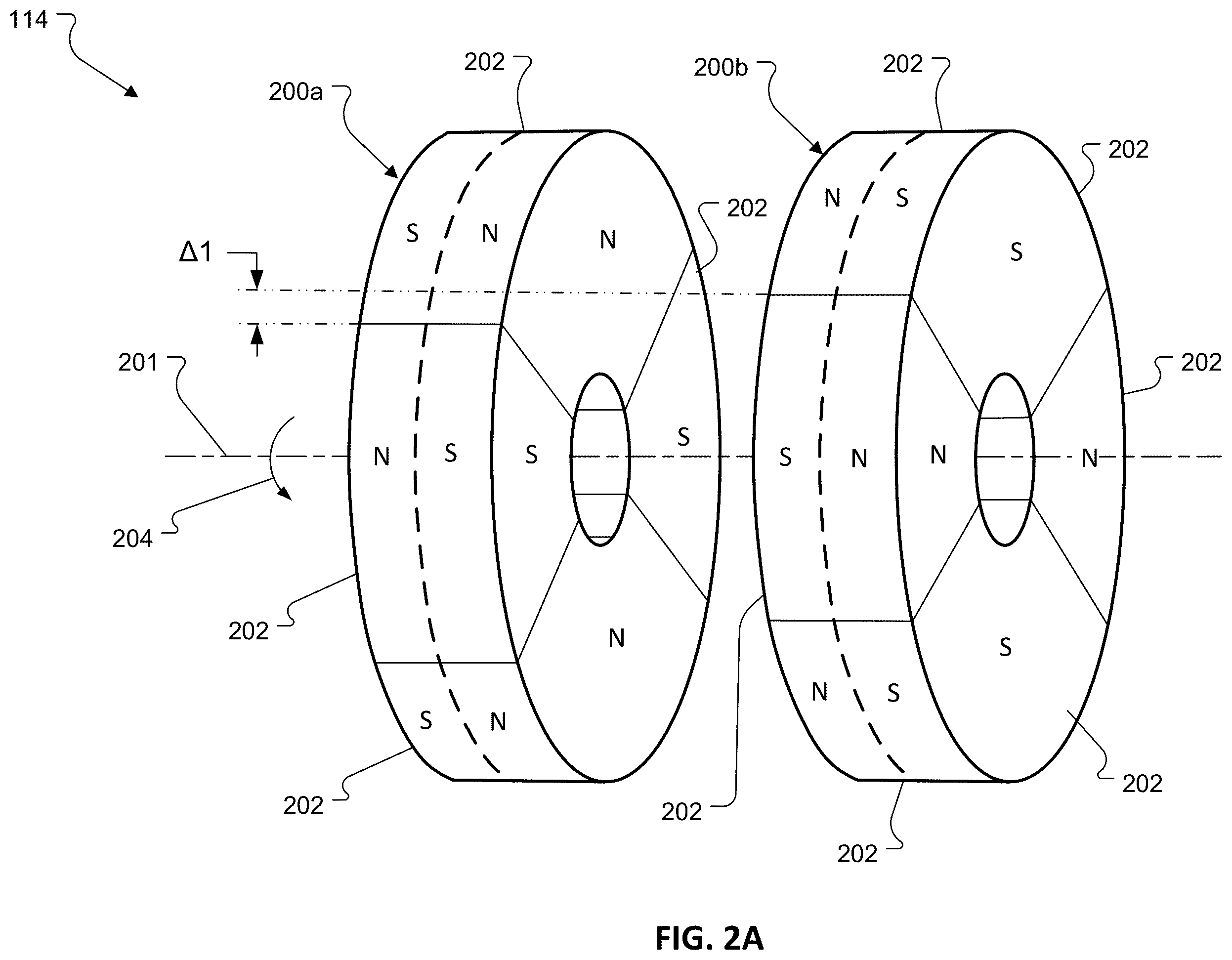 Patent US12137780 Figure 5 – Cases with multipole magnet hinges