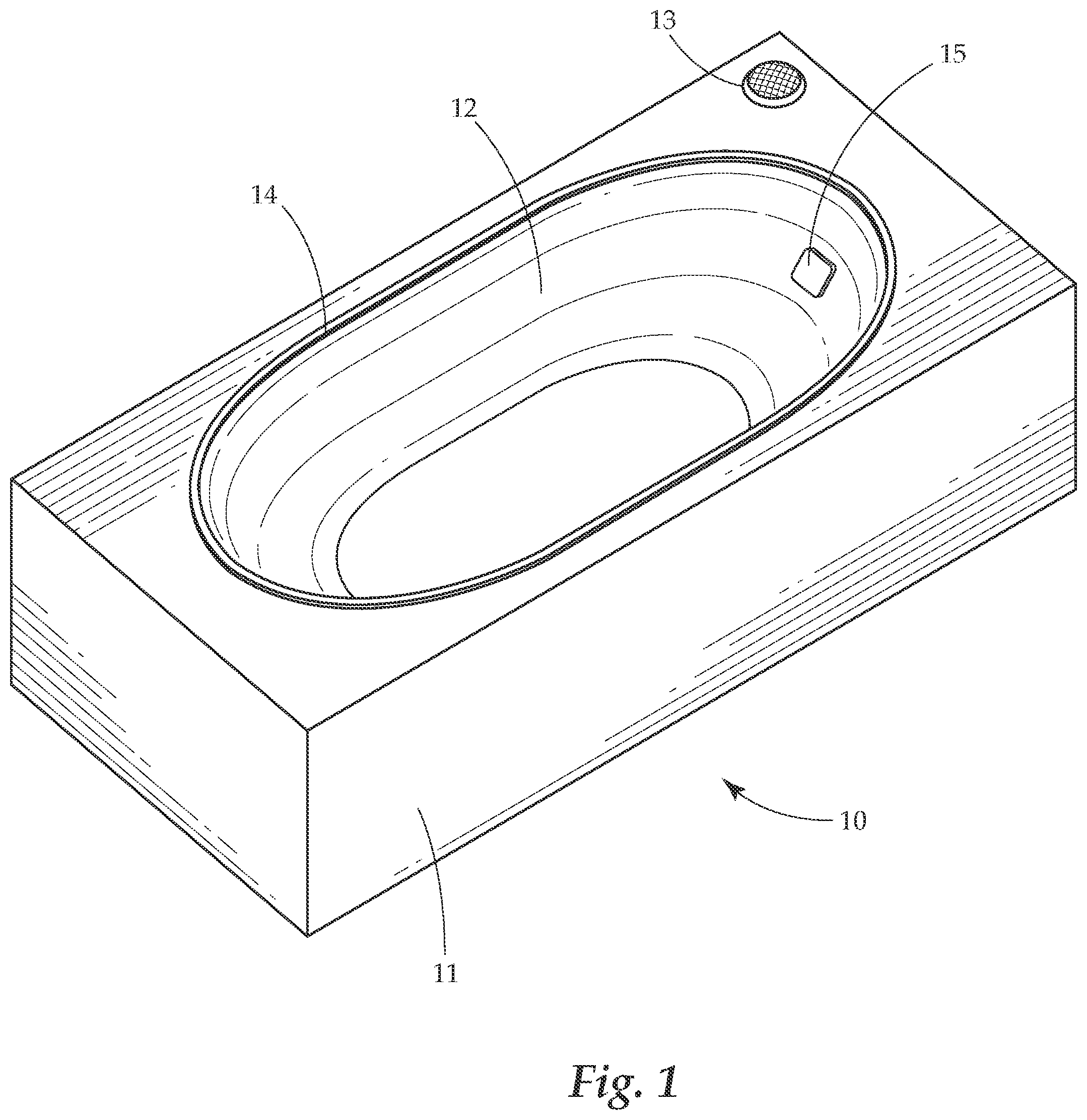 Patent US12137781 Figure 1 – Glasses holder