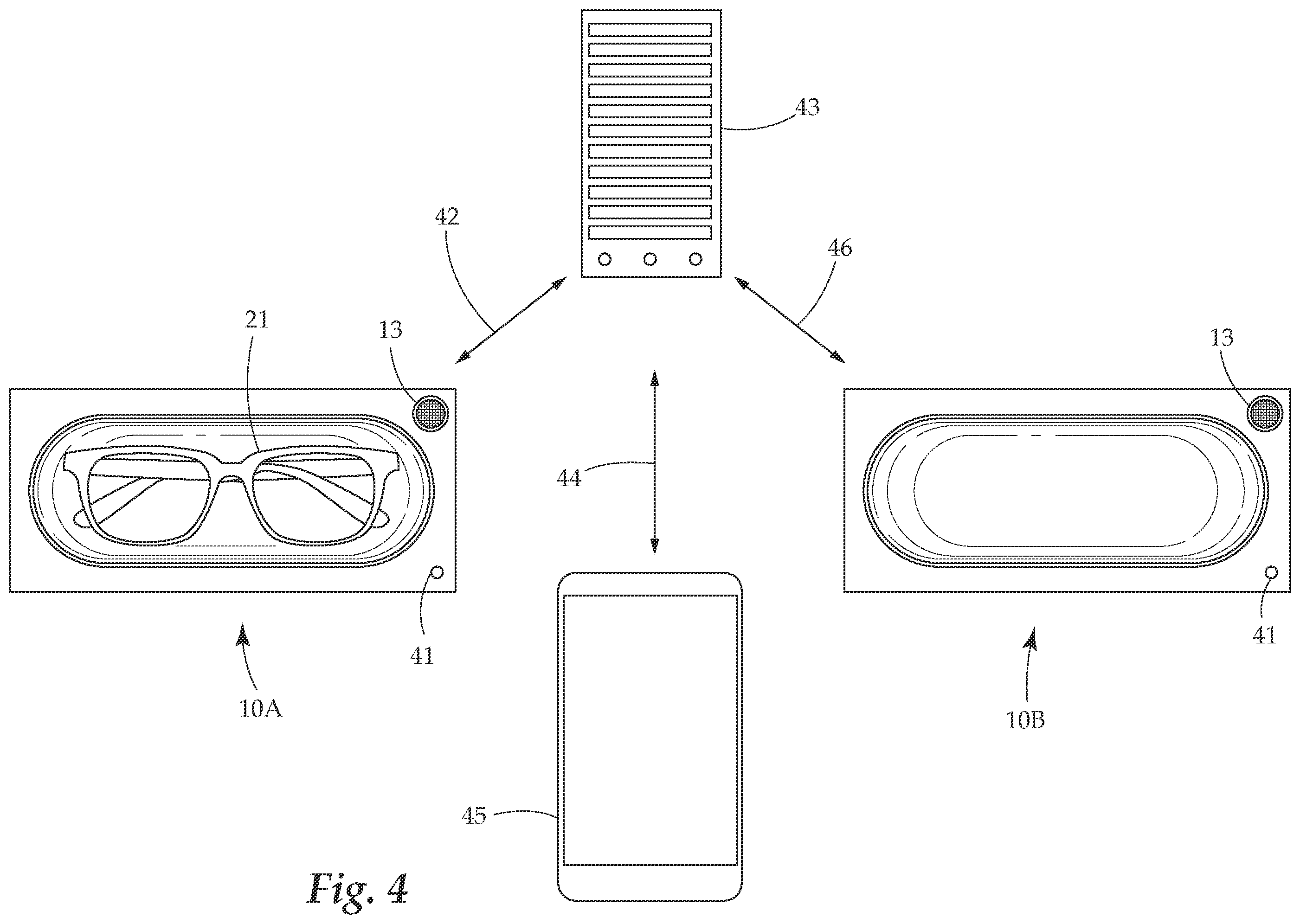Patent US12137781 Figure 4 – Glasses holder