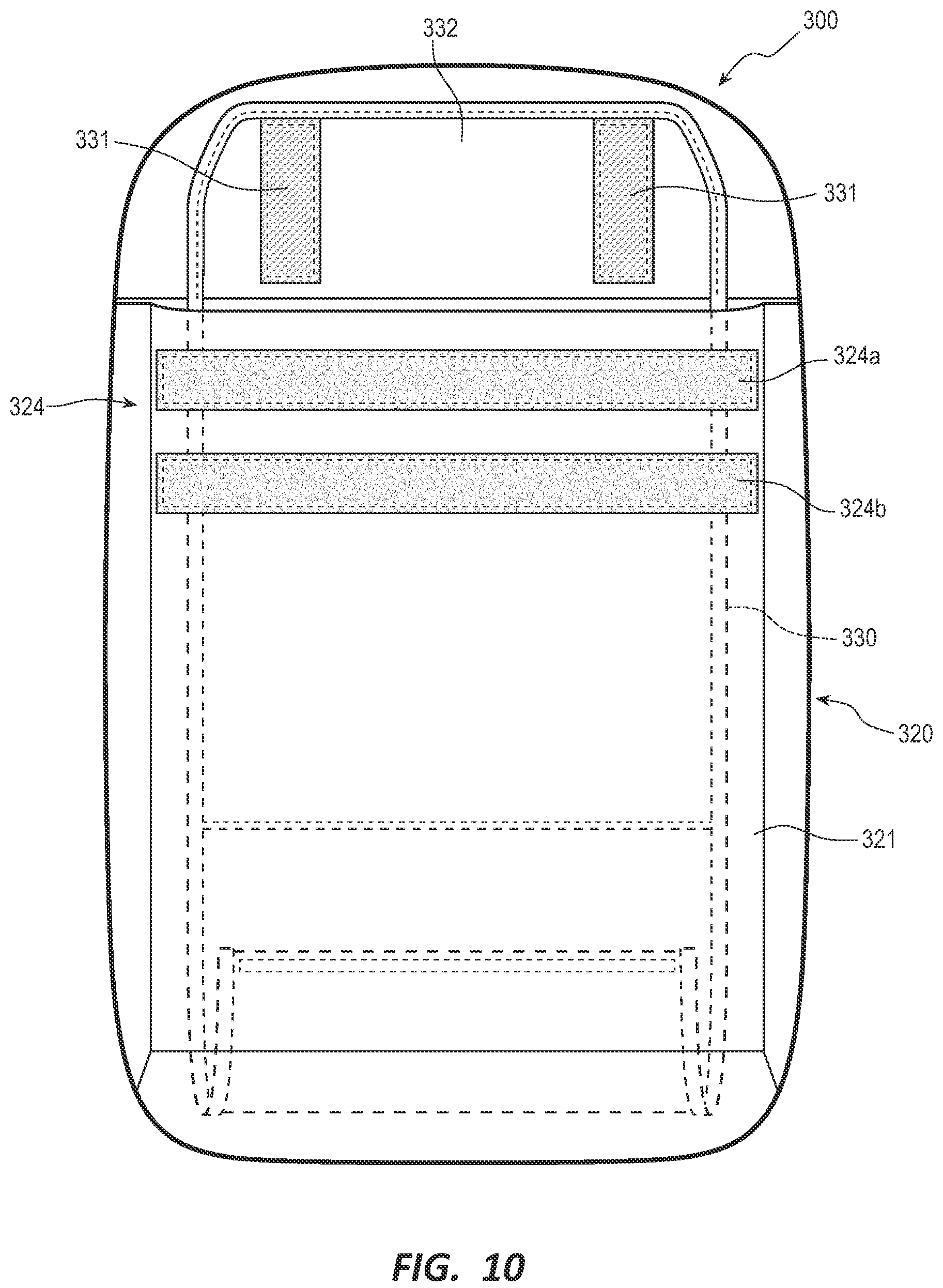 Patent US12137782 Figure 10 – Laptop lift case