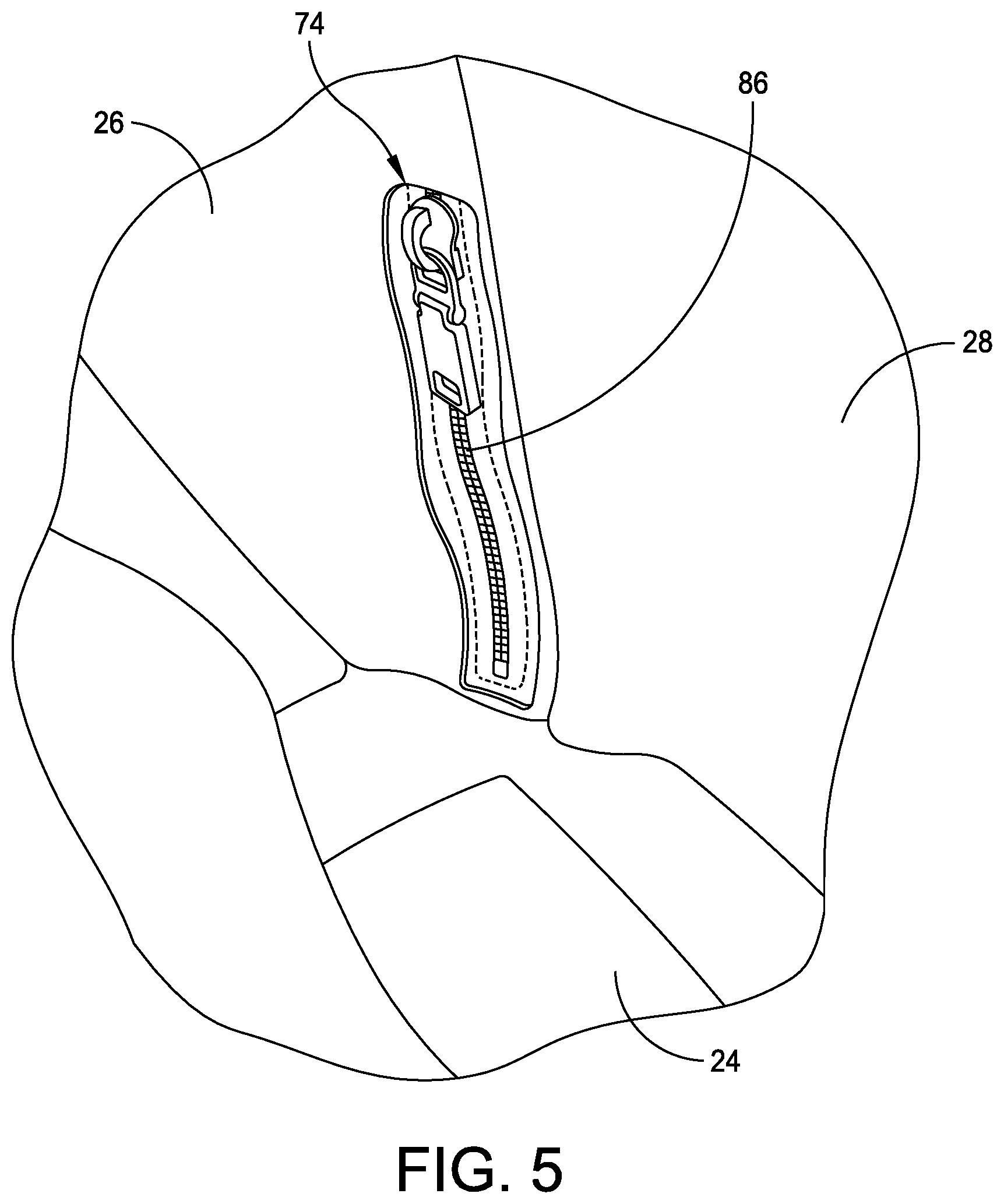 Patent US12137783 Figure 5 – Repositionable bottle holder