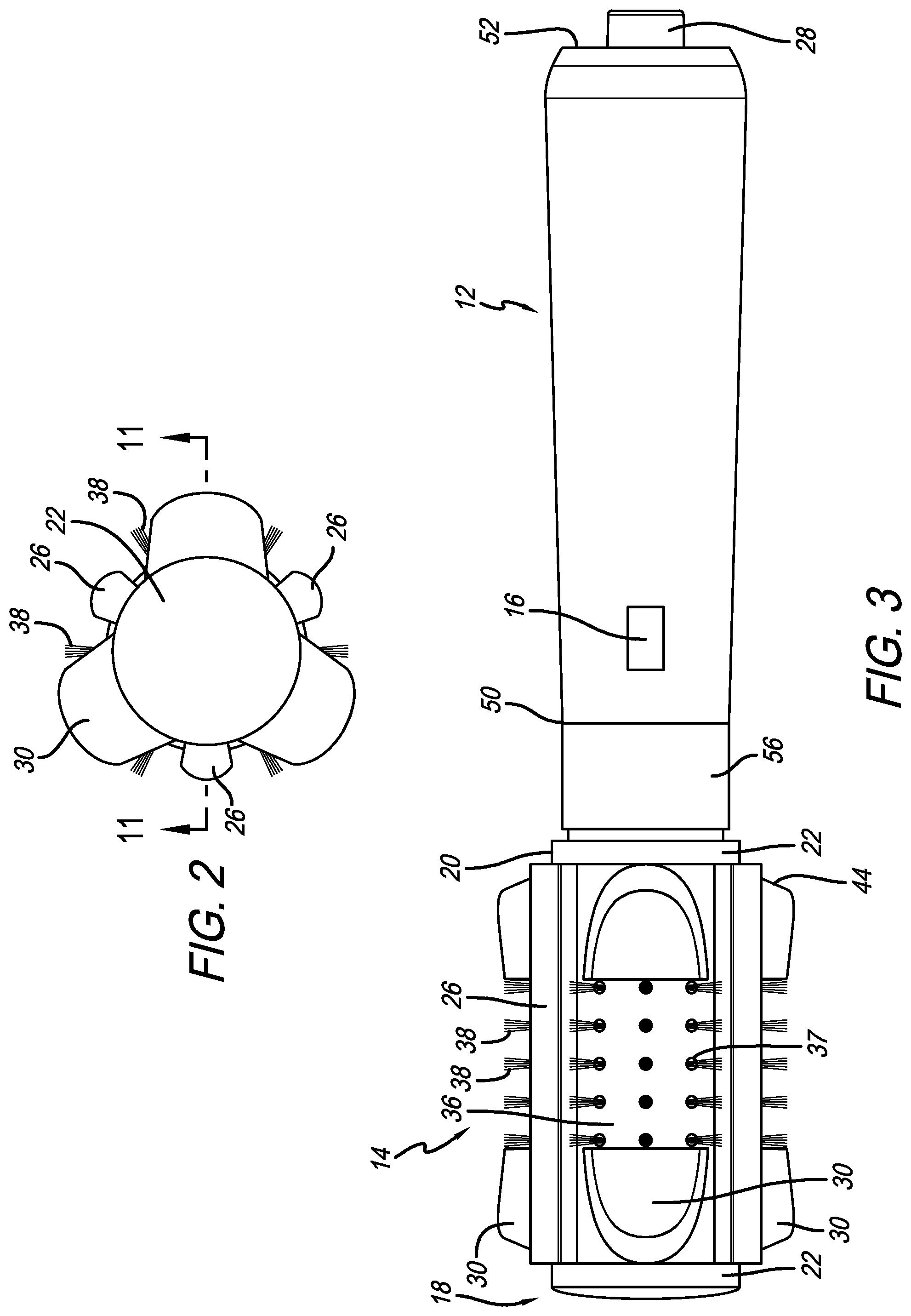 Patent US12137786 Figure 2 – Rotating hair styling and drying device
