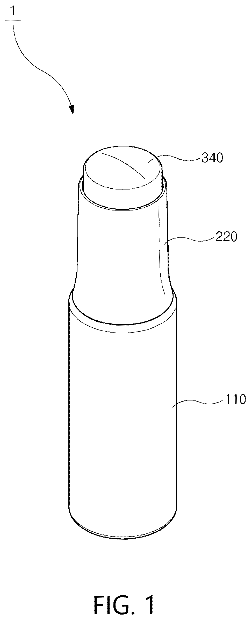 Patent US12137790 Figure 1 – Cosmetic auto dropper