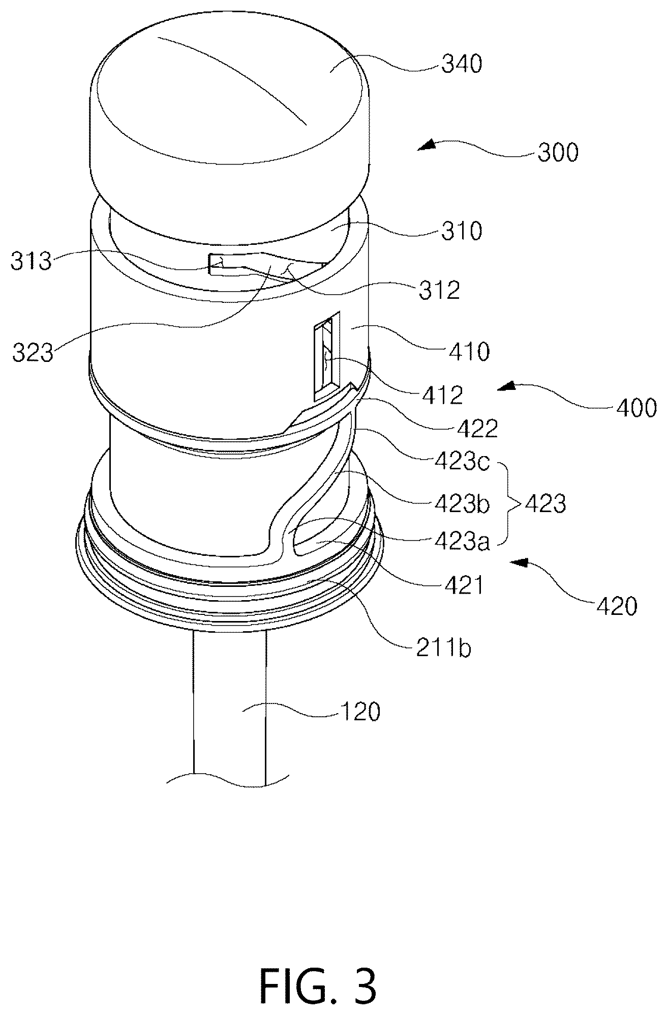 Patent US12137790 Figure 3 – Cosmetic auto dropper