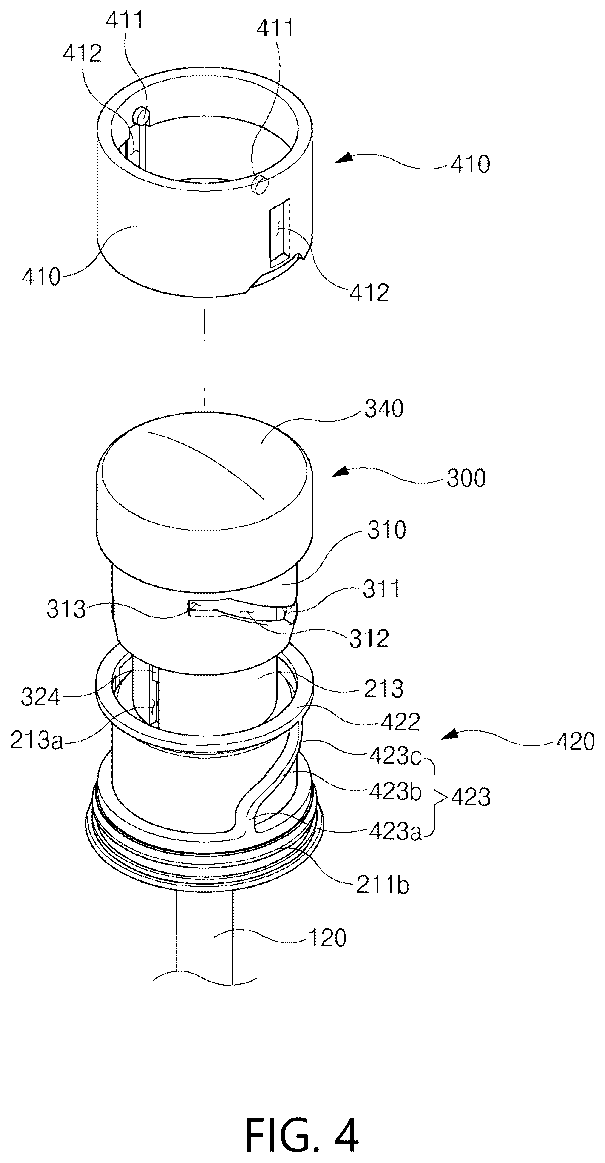 Patent US12137790 Figure 4 – Cosmetic auto dropper