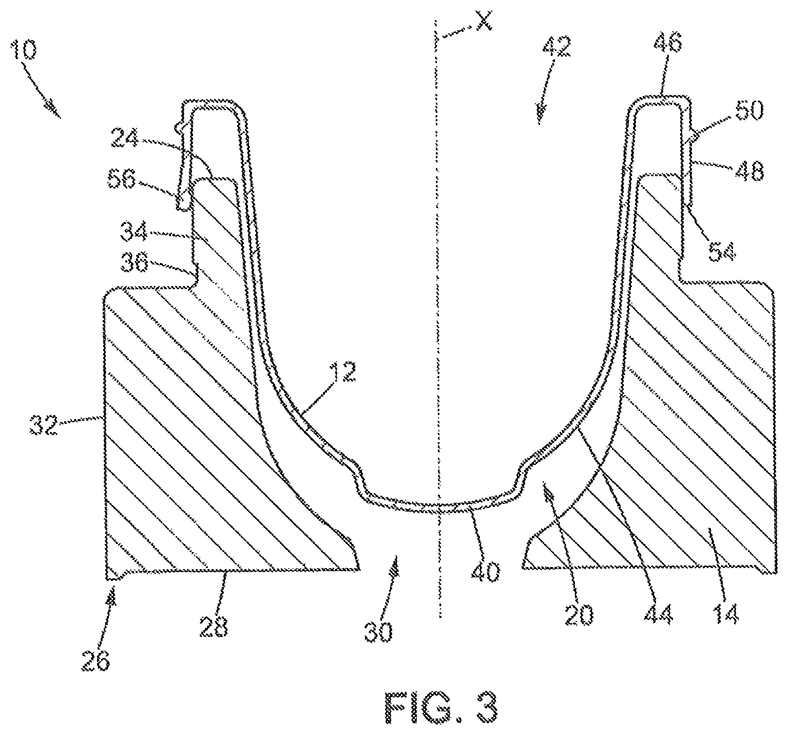 Patent US12137791 Figure 2 – Refillable device for packaging a cosmetic product