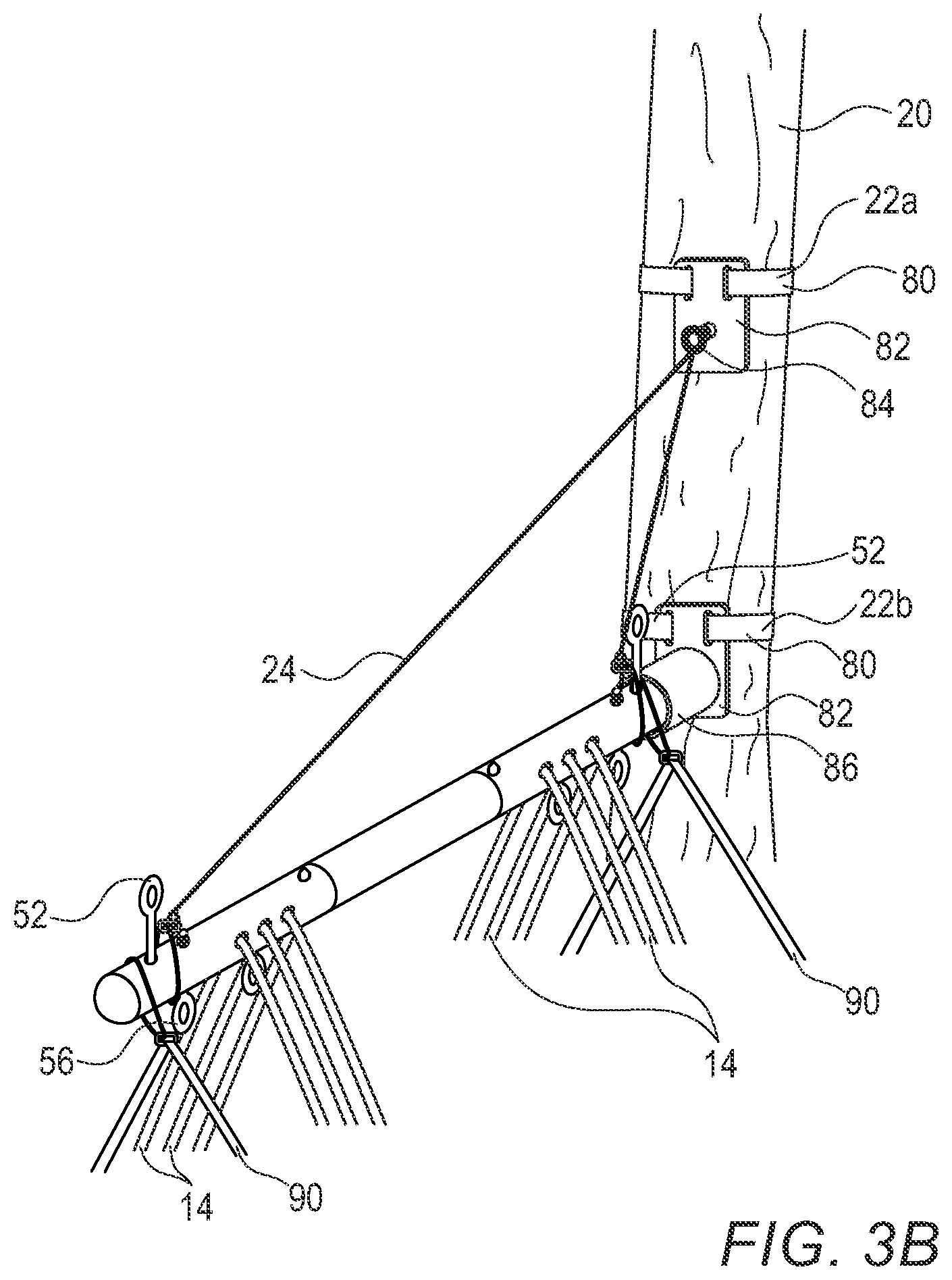 Patent US12137793 Figure 5 – Adjustably positionable hanging recliner