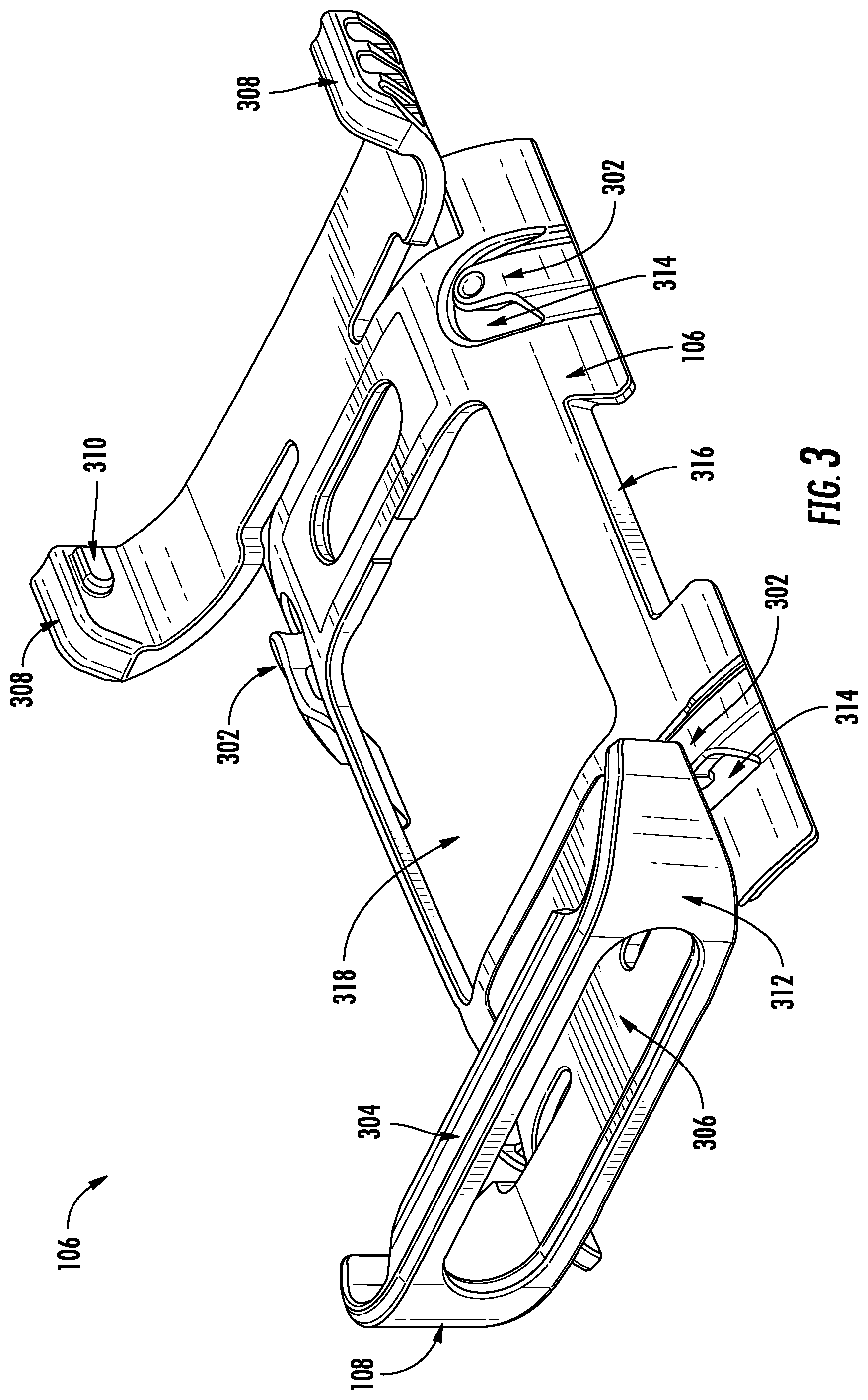 Patent US12137794 Figure 3 – Armband fastening assembly for a wearable accessory arm strap