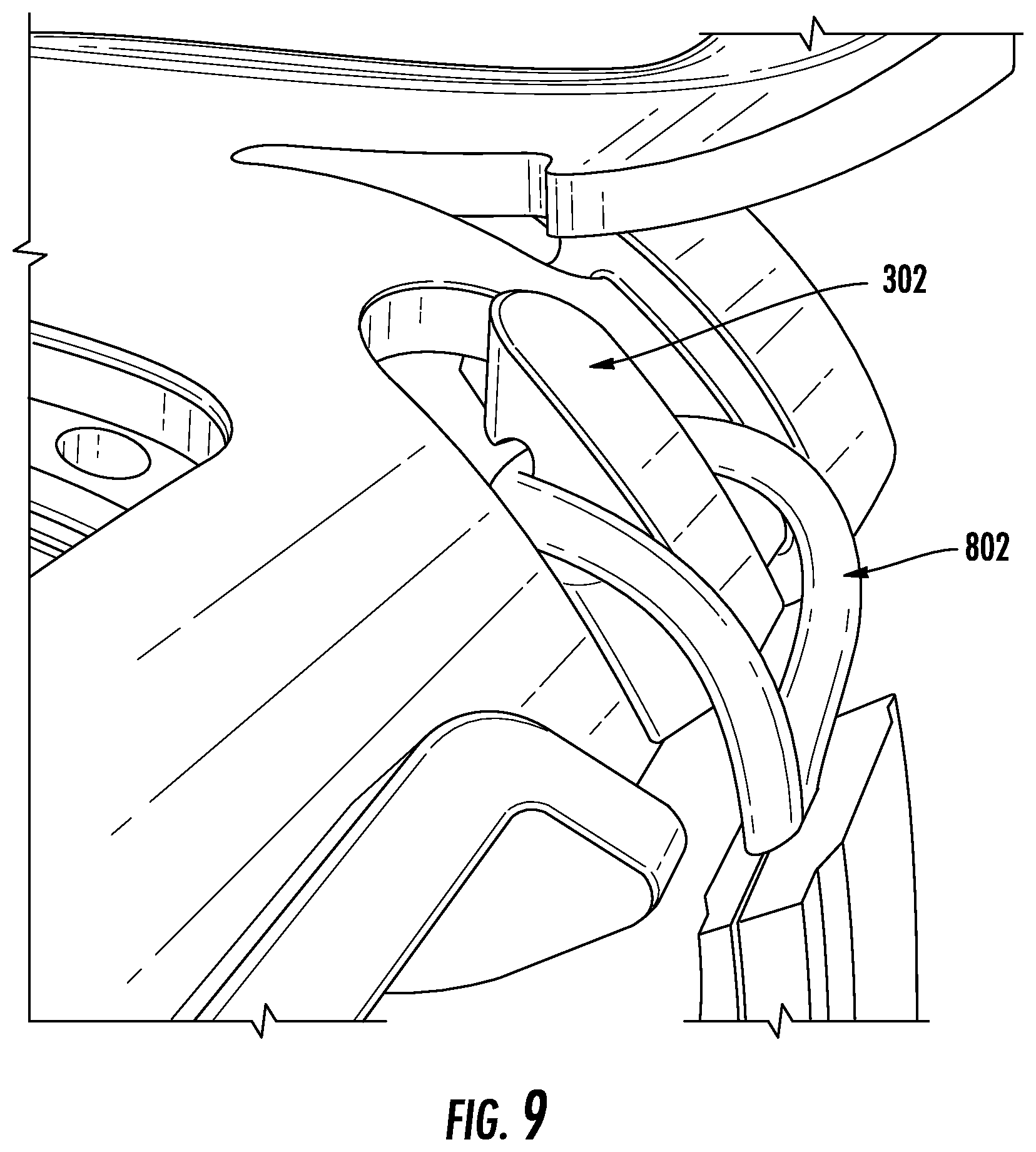 Patent US12137794 Figure 9 – Armband fastening assembly for a wearable accessory arm strap