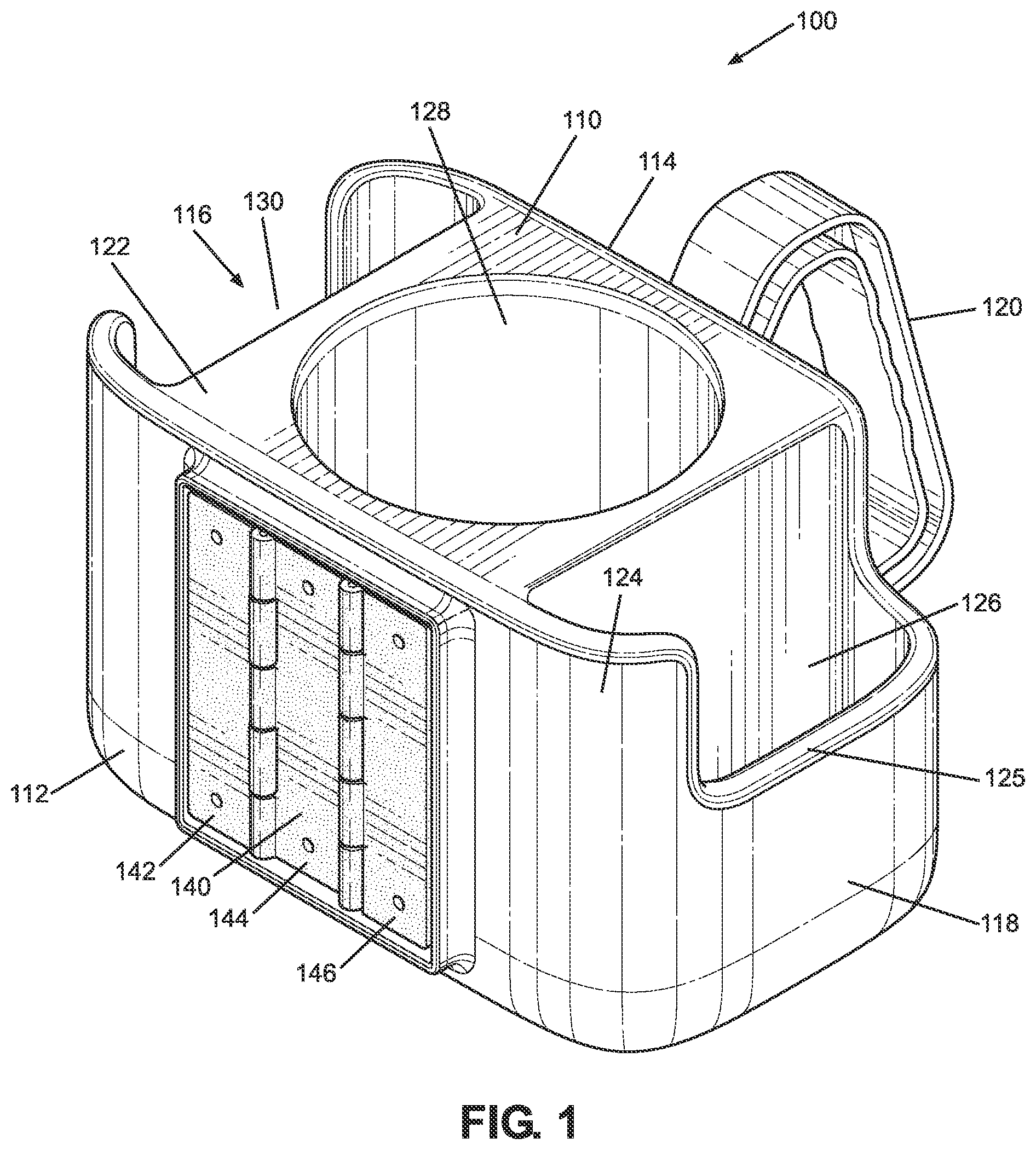 Patent US12137795 Figure 1 – Portable magnetic holder