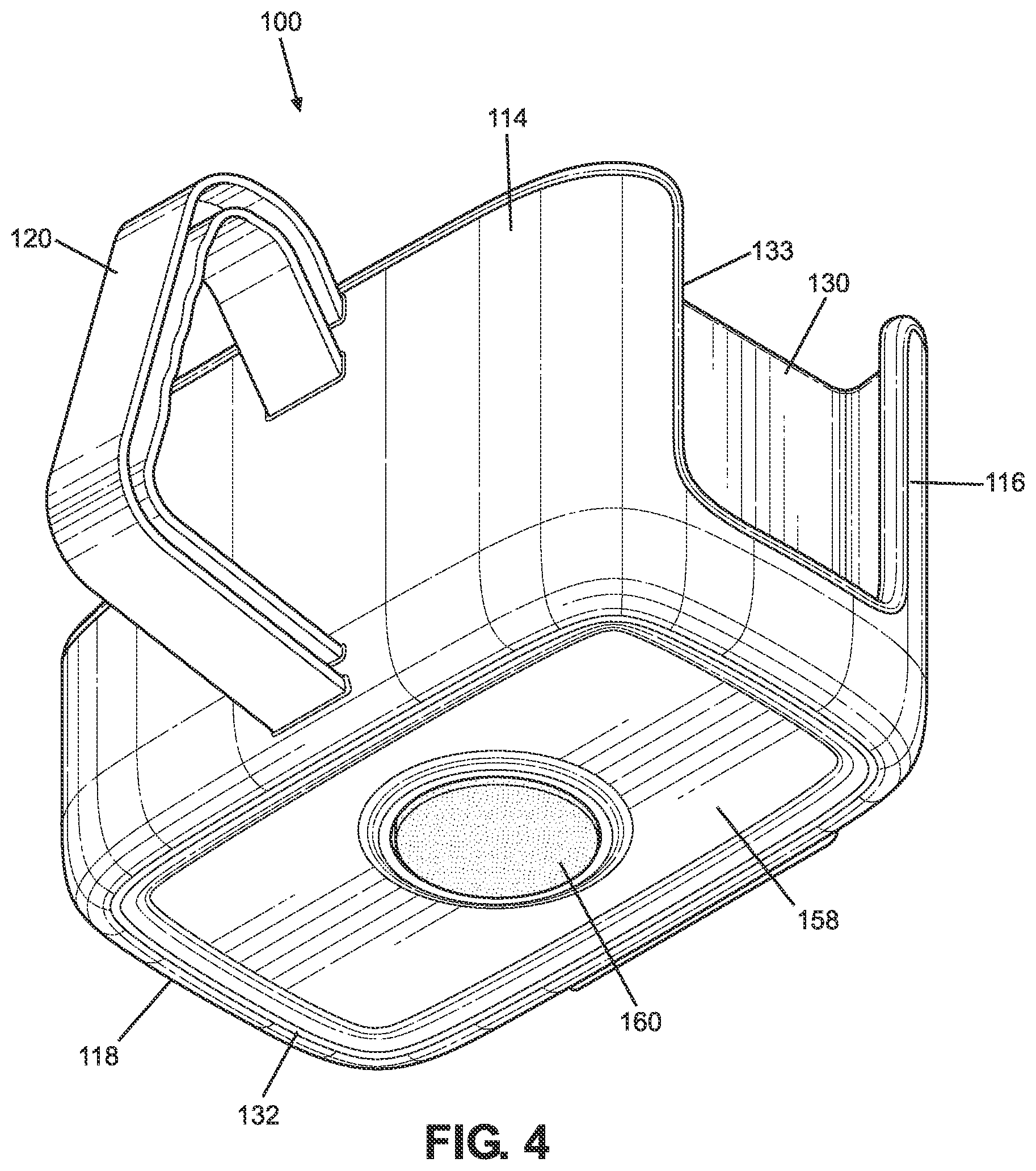 Patent US12137795 Figure 4 – Portable magnetic holder