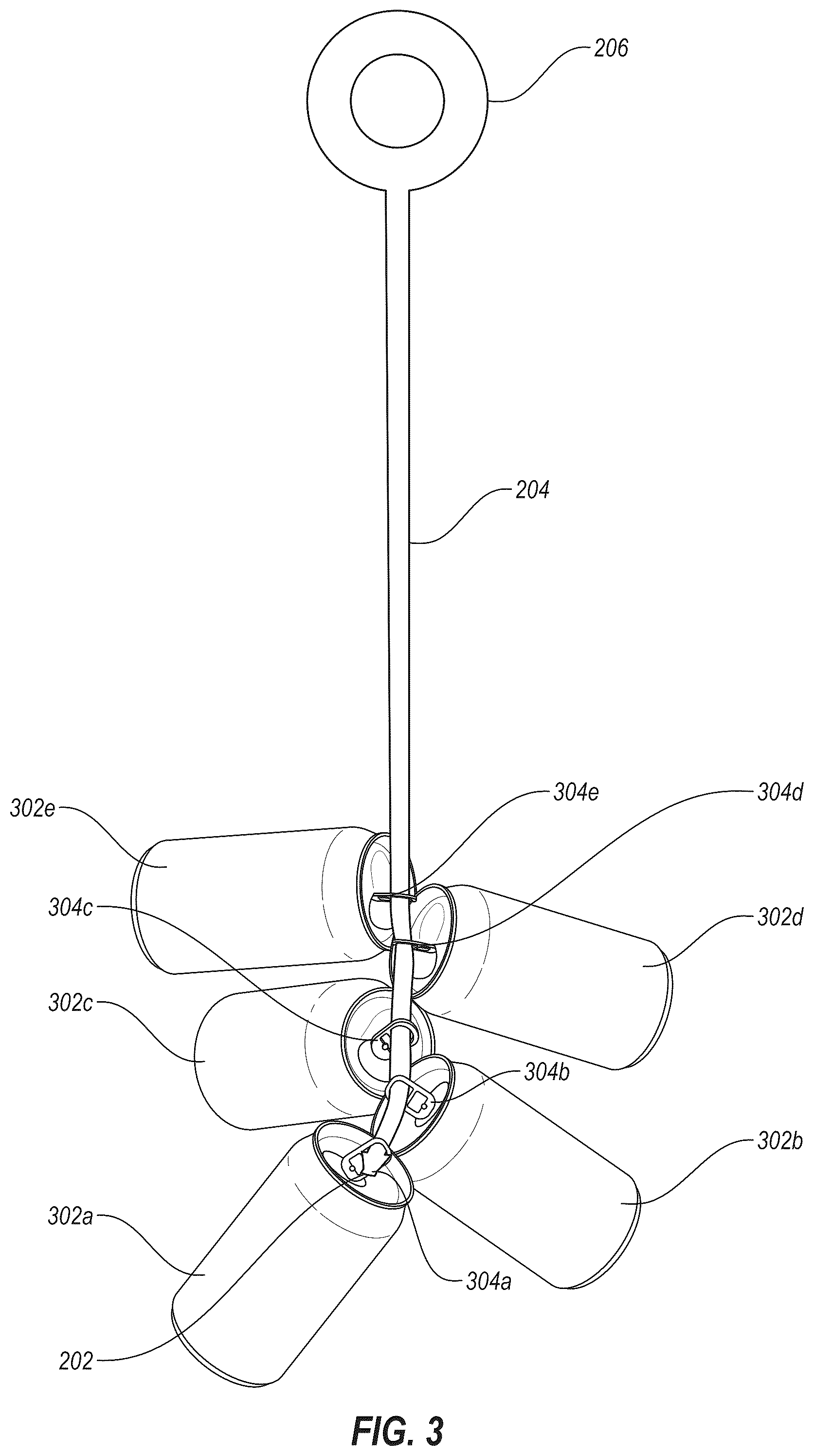 Patent US12137796 Figure 3 – Stringer for retaining empty beverage cans