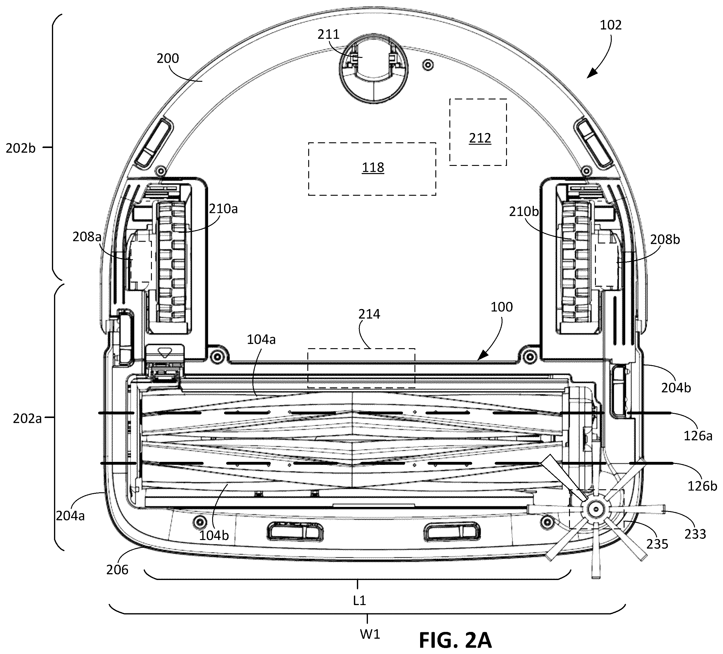 Patent US12137797 Figure 3 – Cleaning roller for cleaning robots
