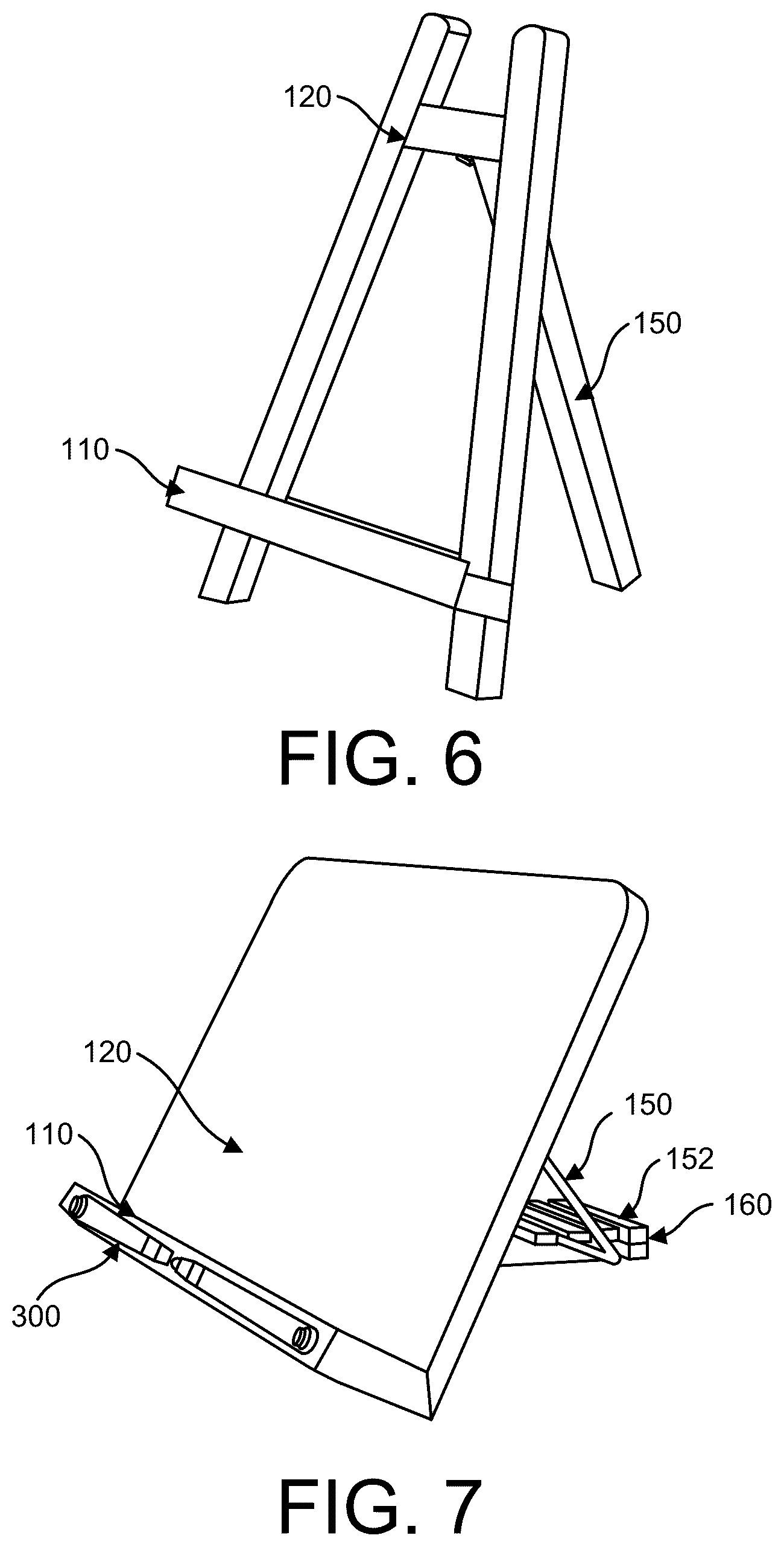 Patent US12137800 Figure 7 – Book stand