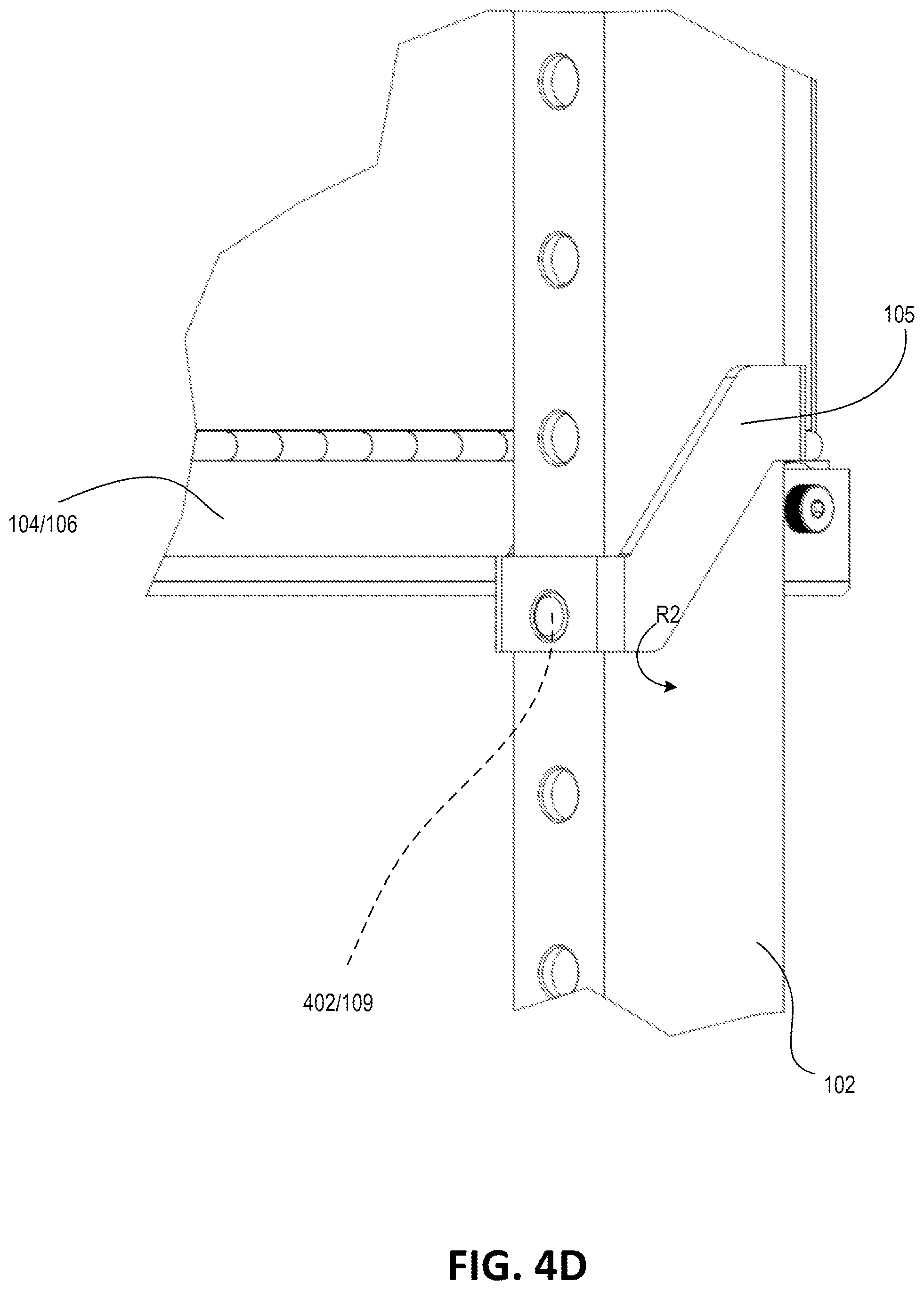 Patent US12137801 Figure 6 – Portable and foldable workstation apparatus