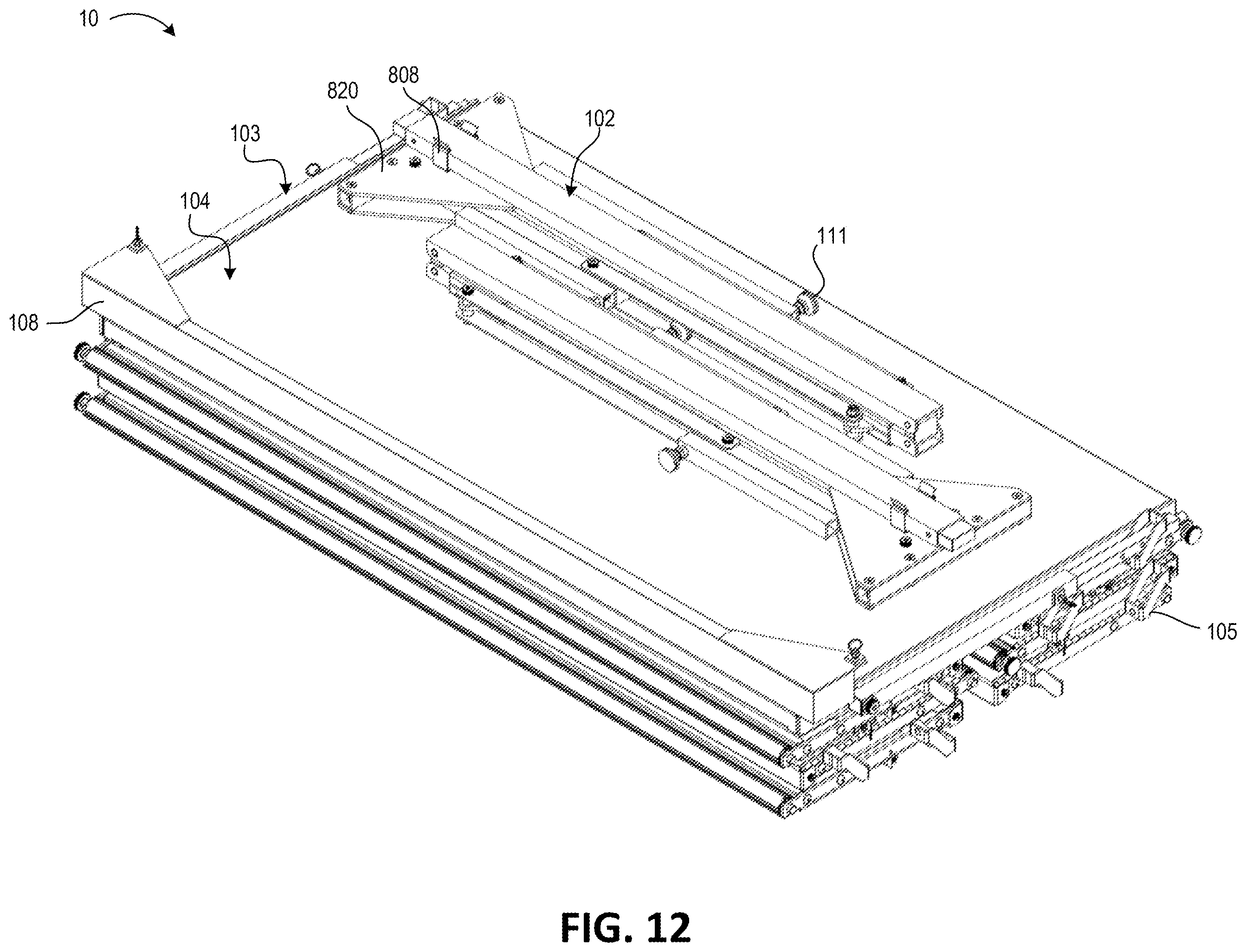 Patent US12137801 Figure 14 – Portable and foldable workstation apparatus