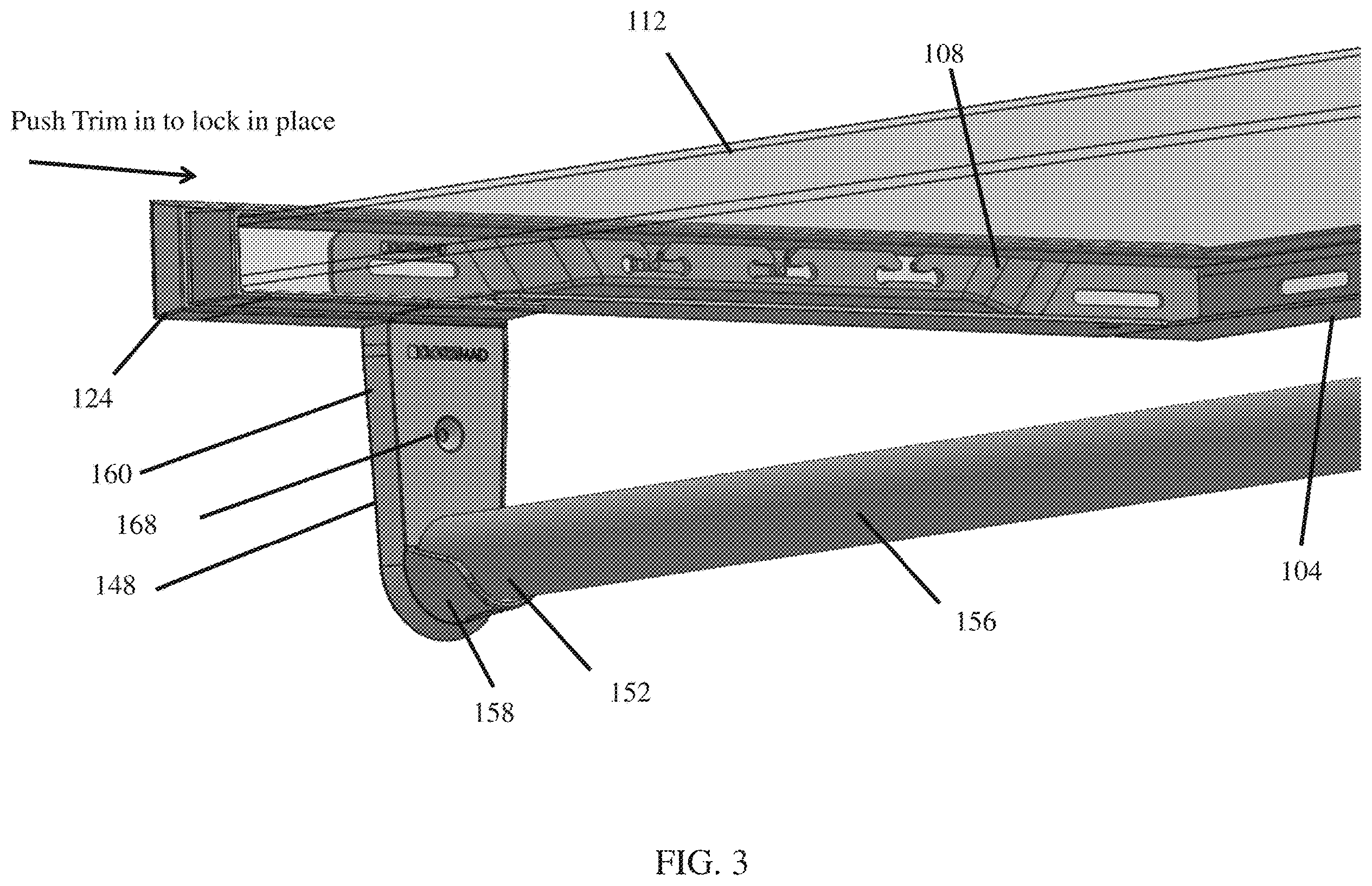 Patent US12137802 Figure 3 – Storage systems including back channels and walls mountable along the back channels