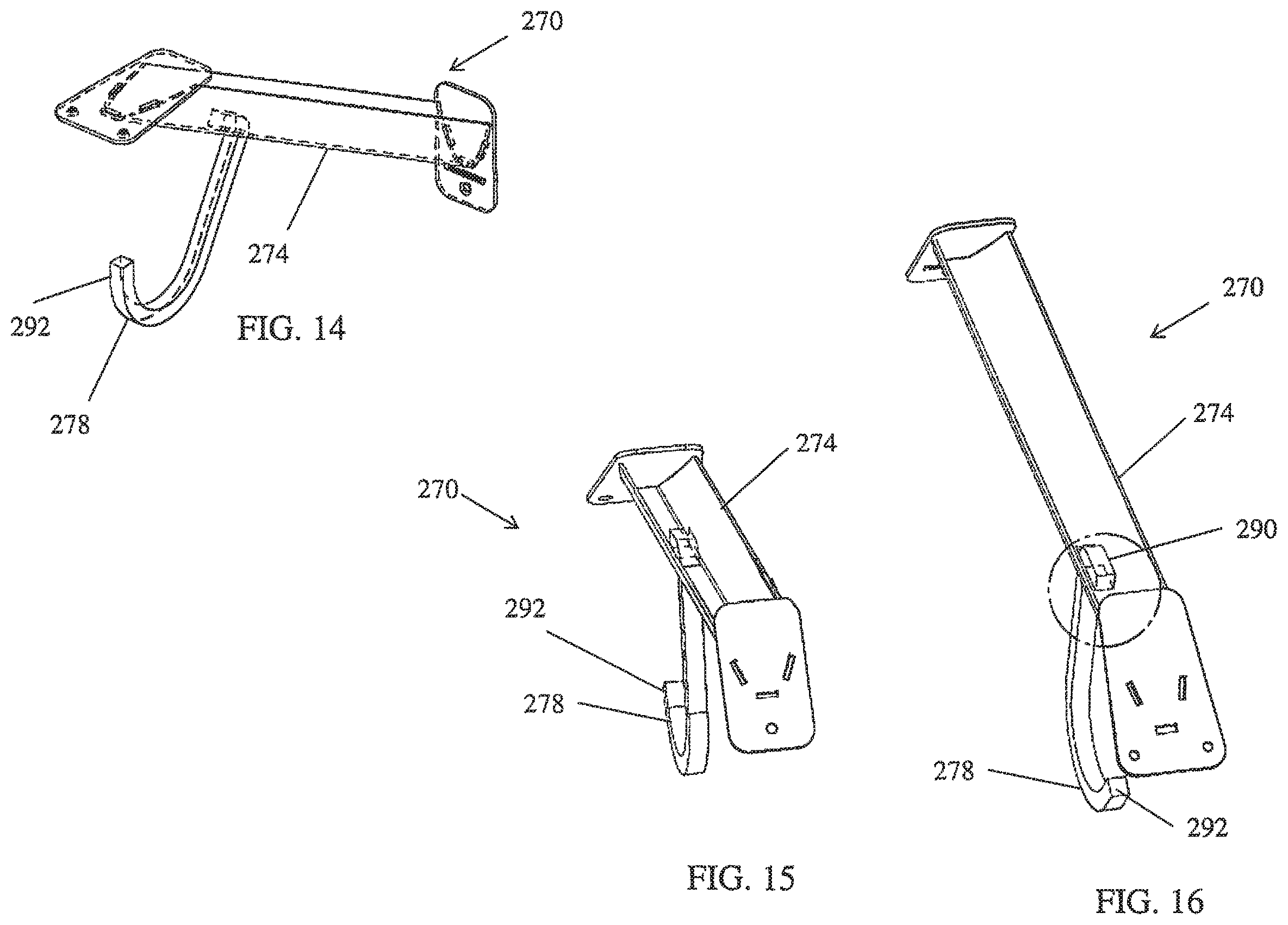 Patent US12137802 Figure 12 – Storage systems including back channels and walls mountable along the back channels