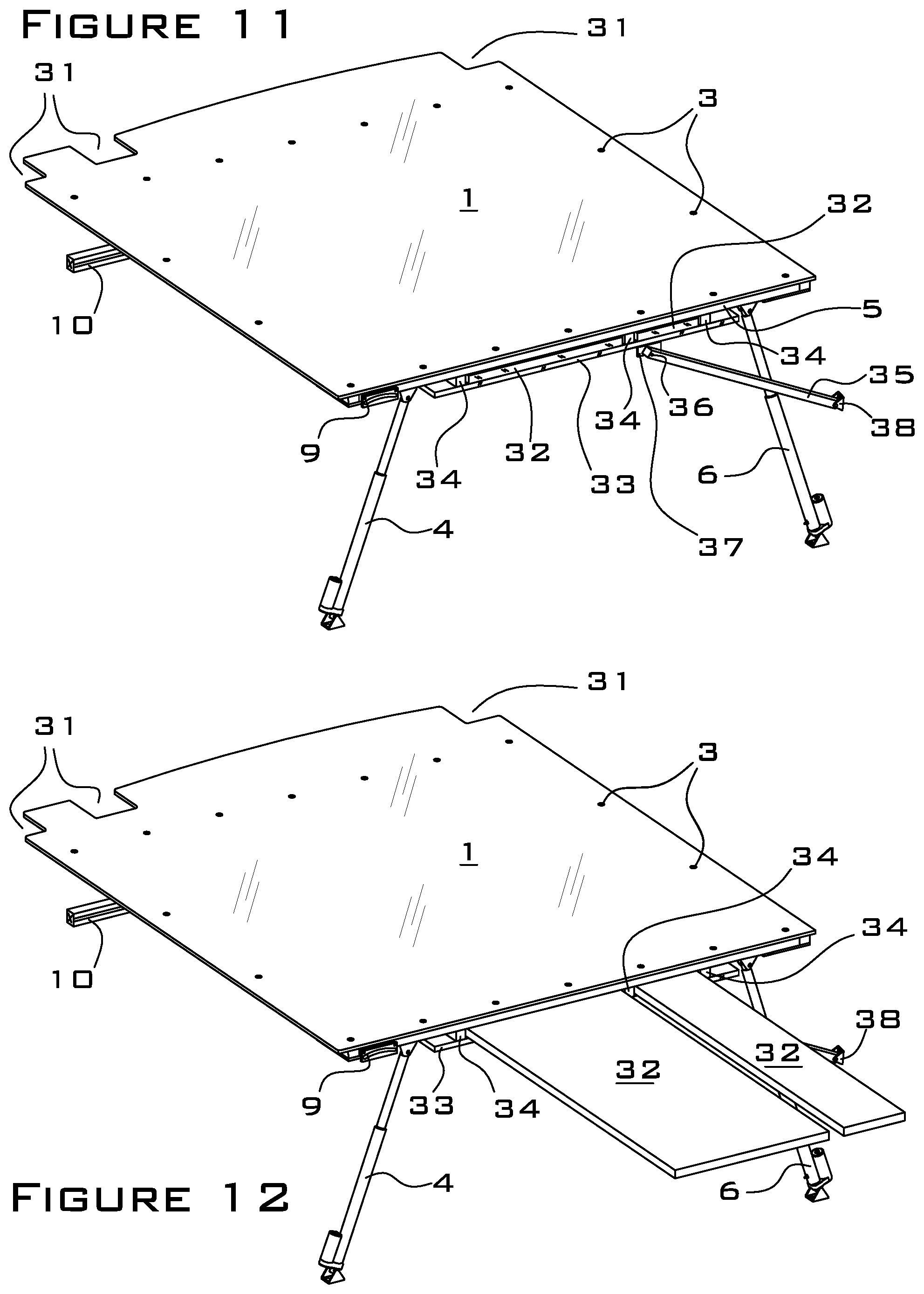Patent US12137804 Figure 5 – Platform leveling apparatus