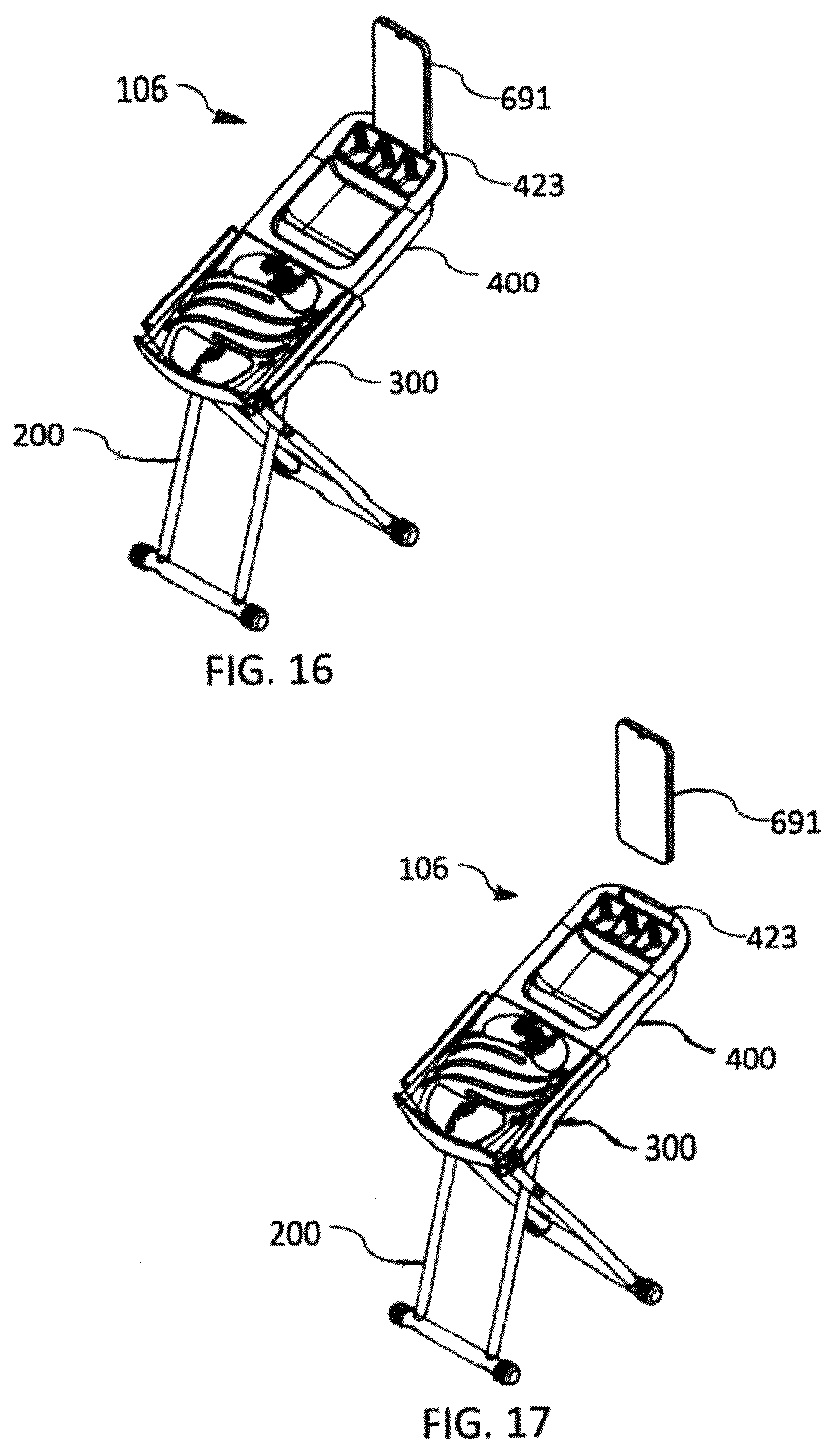 Patent US12137807 Figure 8 – Image capturing foot care apparatuses and camera mounting devices therefor