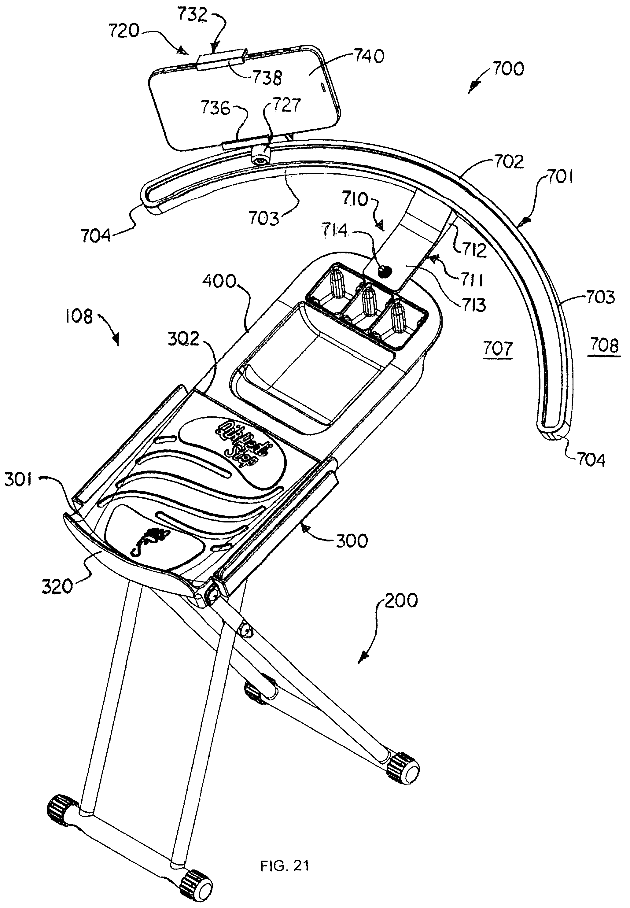 Patent US12137807 Figure 12 – Image capturing foot care apparatuses and camera mounting devices therefor