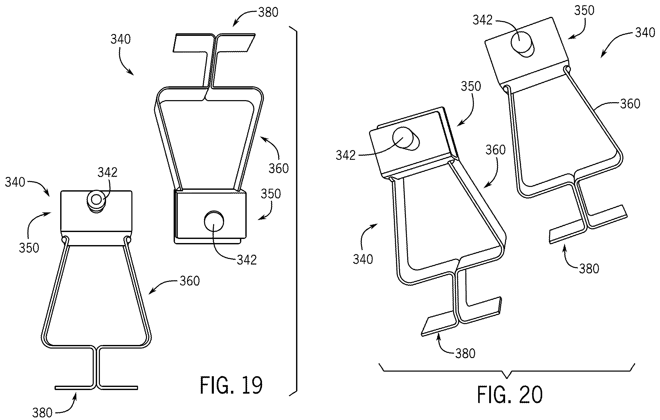 Patent US12137808 Figure 10 – Headboard assembly for modular bed frame